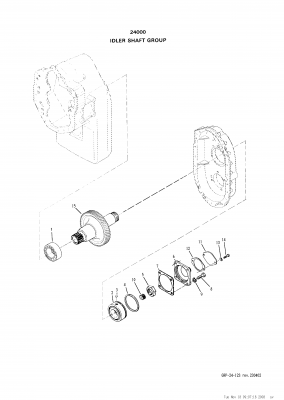 drawing for CNH NEW HOLLAND S89673 - TAPERED BEARING ASSY (figure 1)