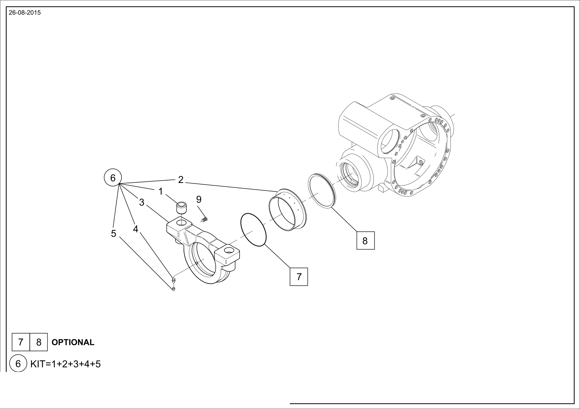 drawing for MERLO 048786 - THRUST BUSHING (figure 4)