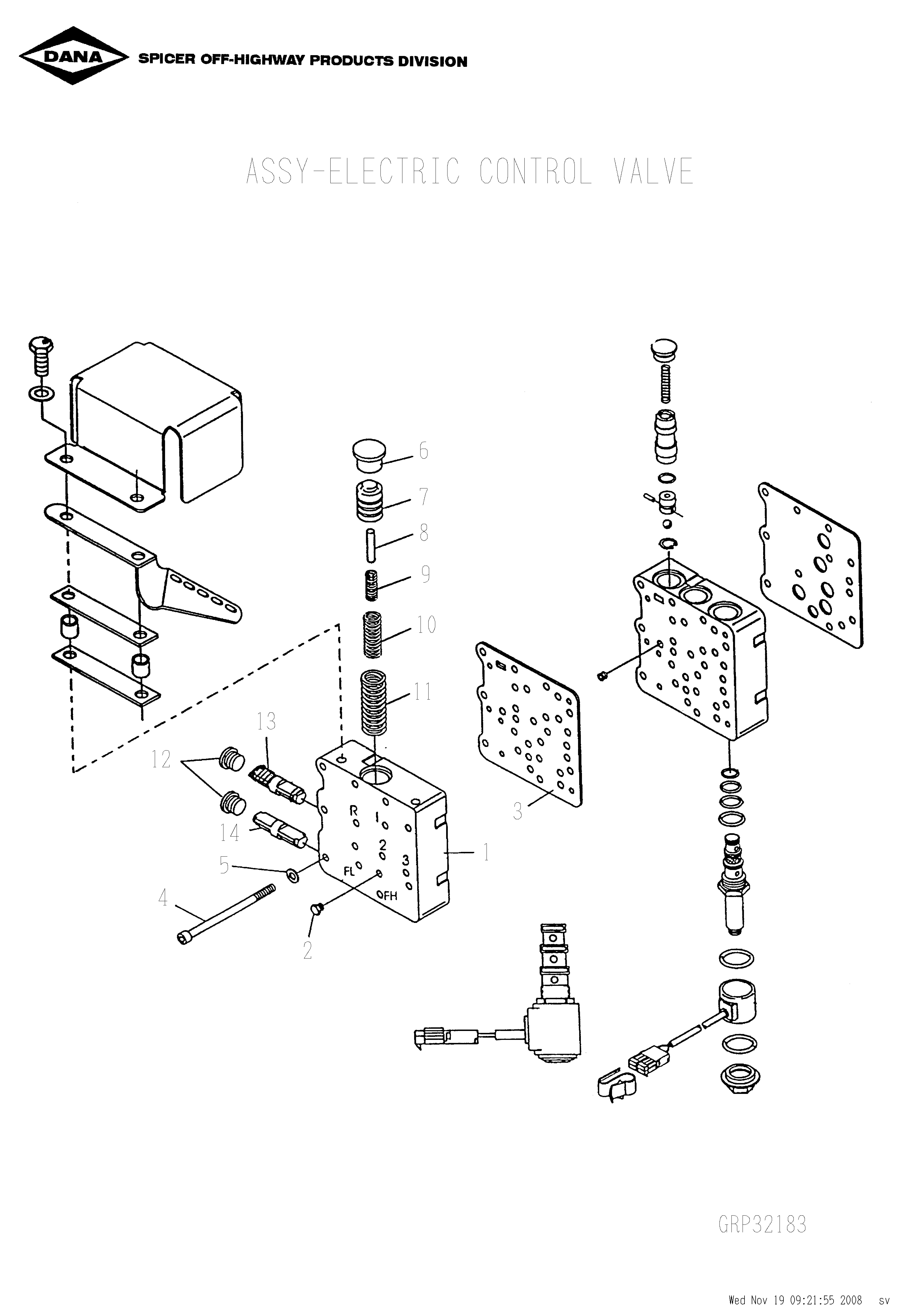 drawing for CNH NEW HOLLAND 75285814 - PIN (figure 3)