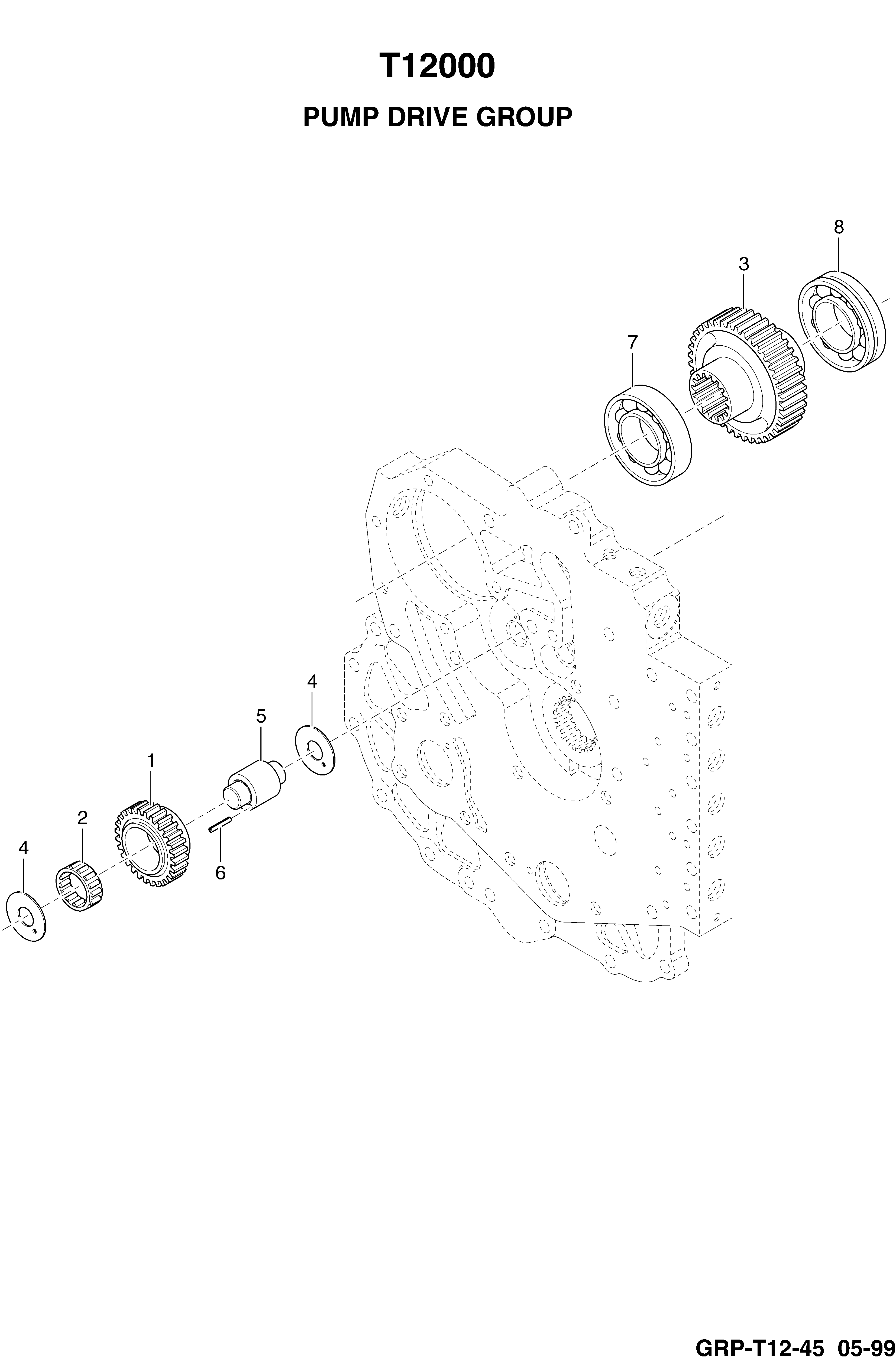 drawing for CLAAS 03197640 - BEARING (figure 1)