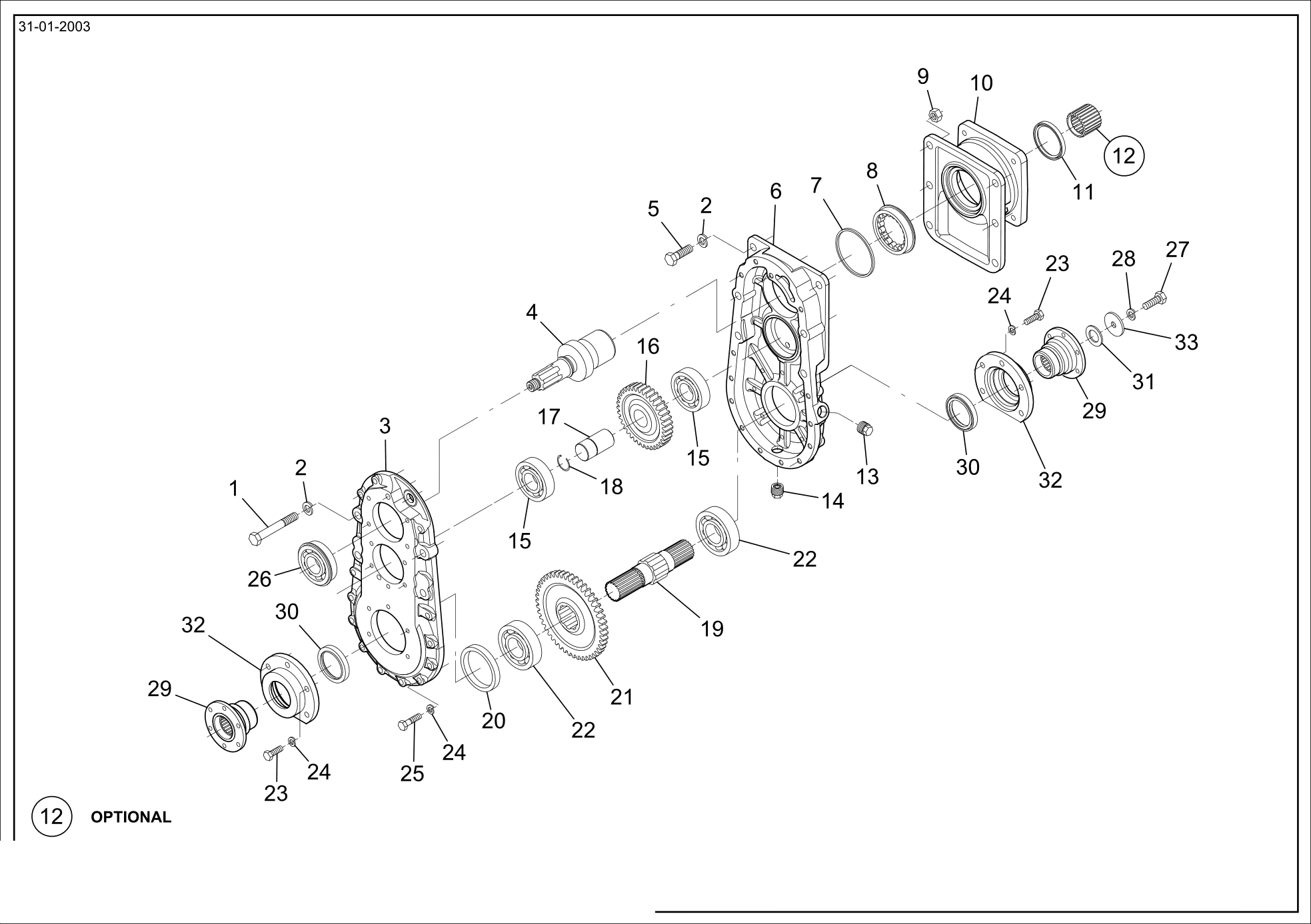 drawing for CNH NEW HOLLAND 105532A1 - PIN (figure 1)