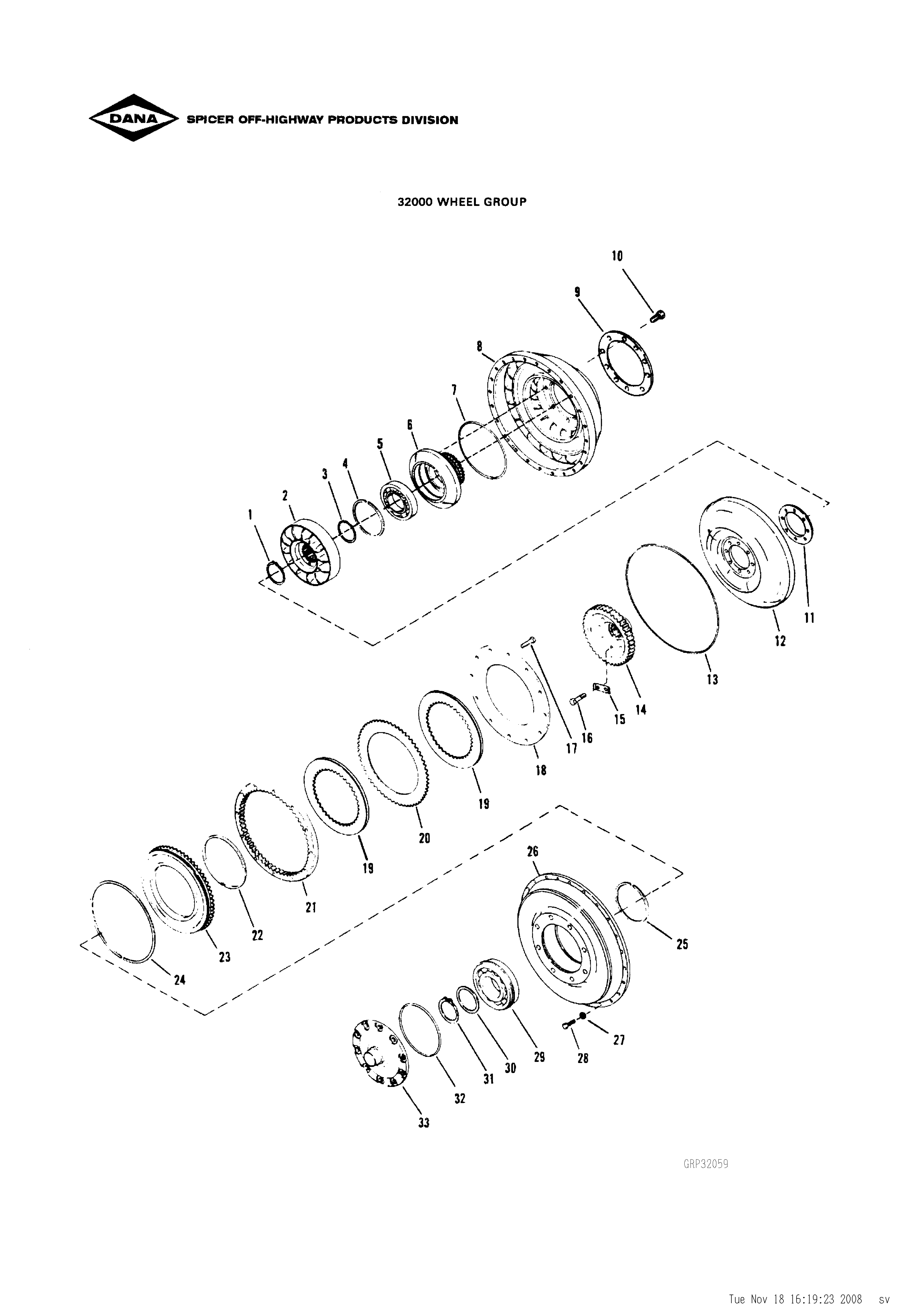 drawing for CNH NEW HOLLAND D80316 - BACKING RING (figure 4)