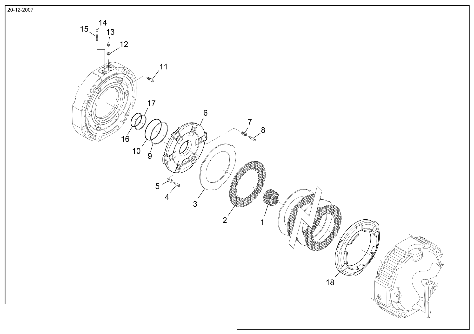 drawing for GHH 1202-0085 - BACK - UP RING (figure 4)