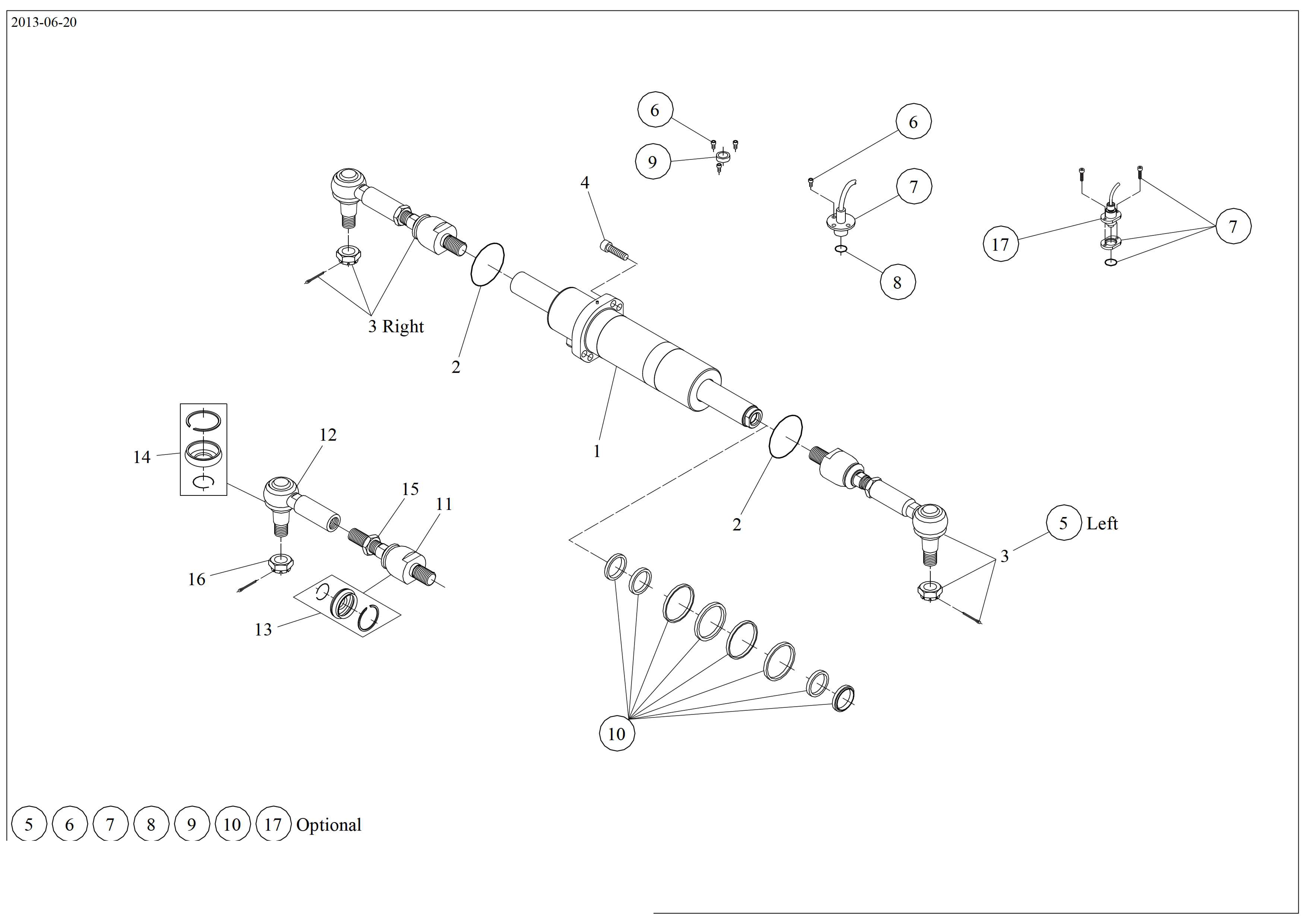 drawing for Hyundai Construction Equipment 001-05-1548 - RING,FRONT AXLE (figure 3)