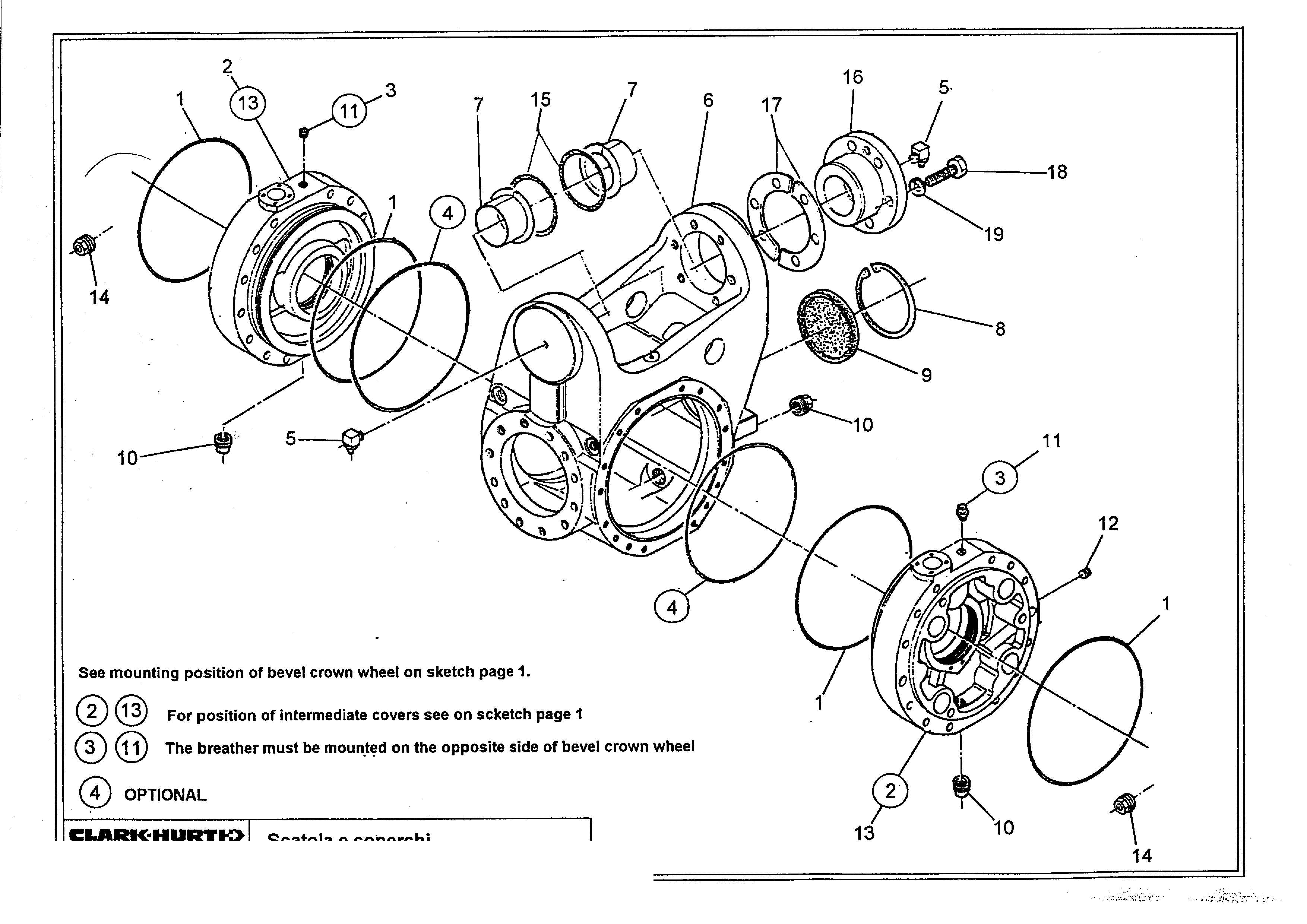 drawing for MECALAC 565A0023 - INTERMEDIATE COVER (figure 3)