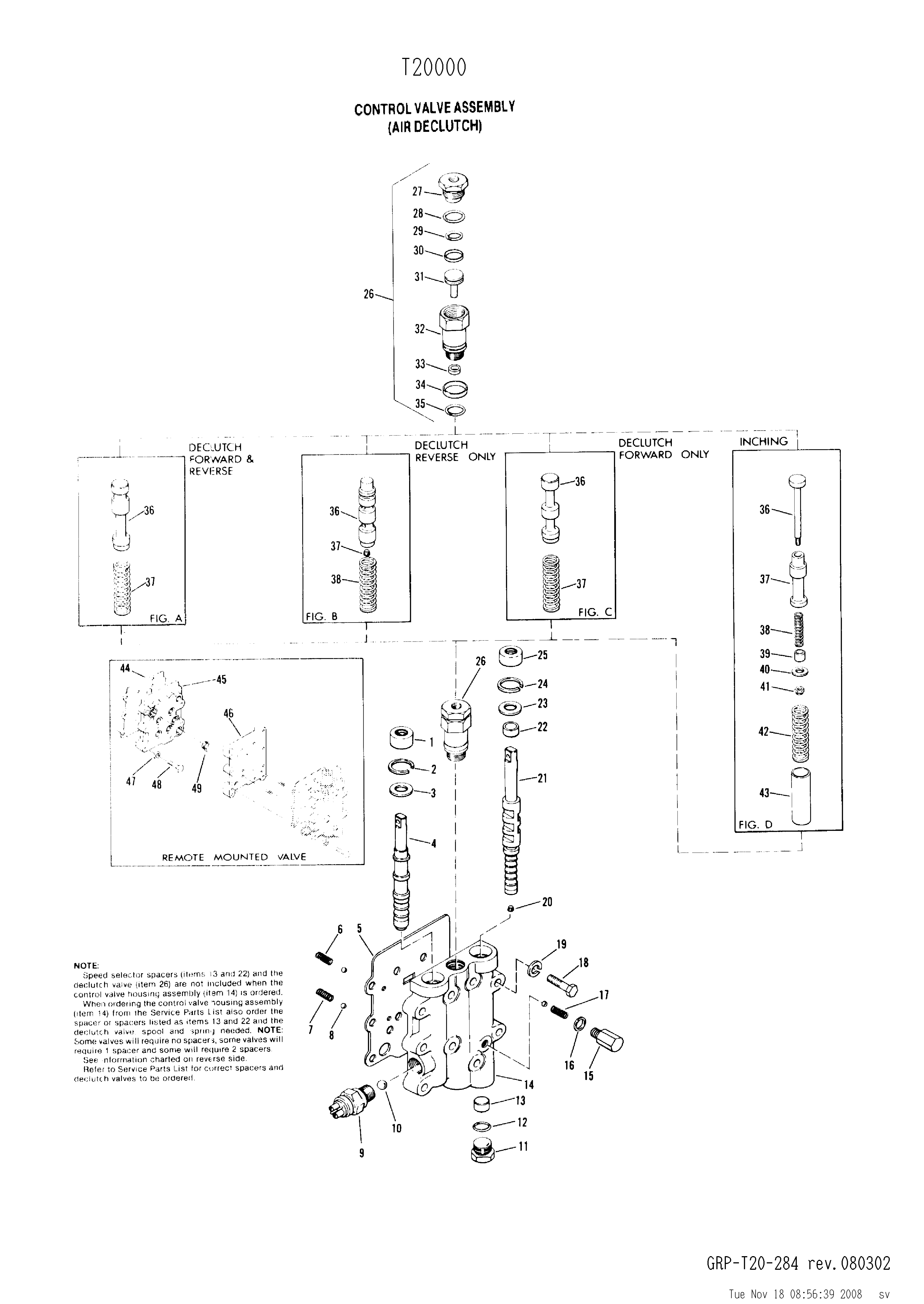 drawing for TIMBERLAND 545483 - SPACER (figure 2)