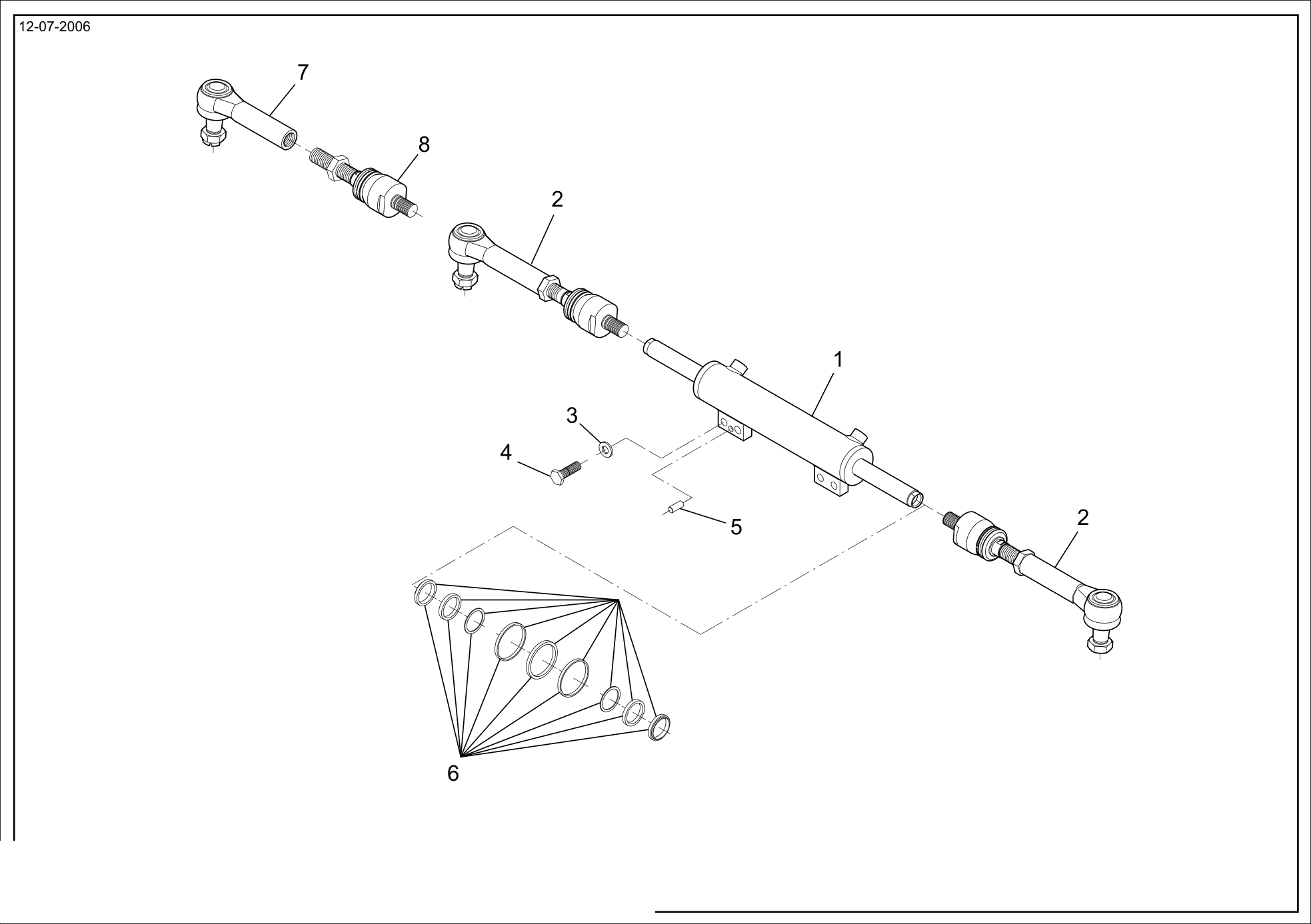 drawing for CNH NEW HOLLAND 87611462 - BOLT (figure 4)