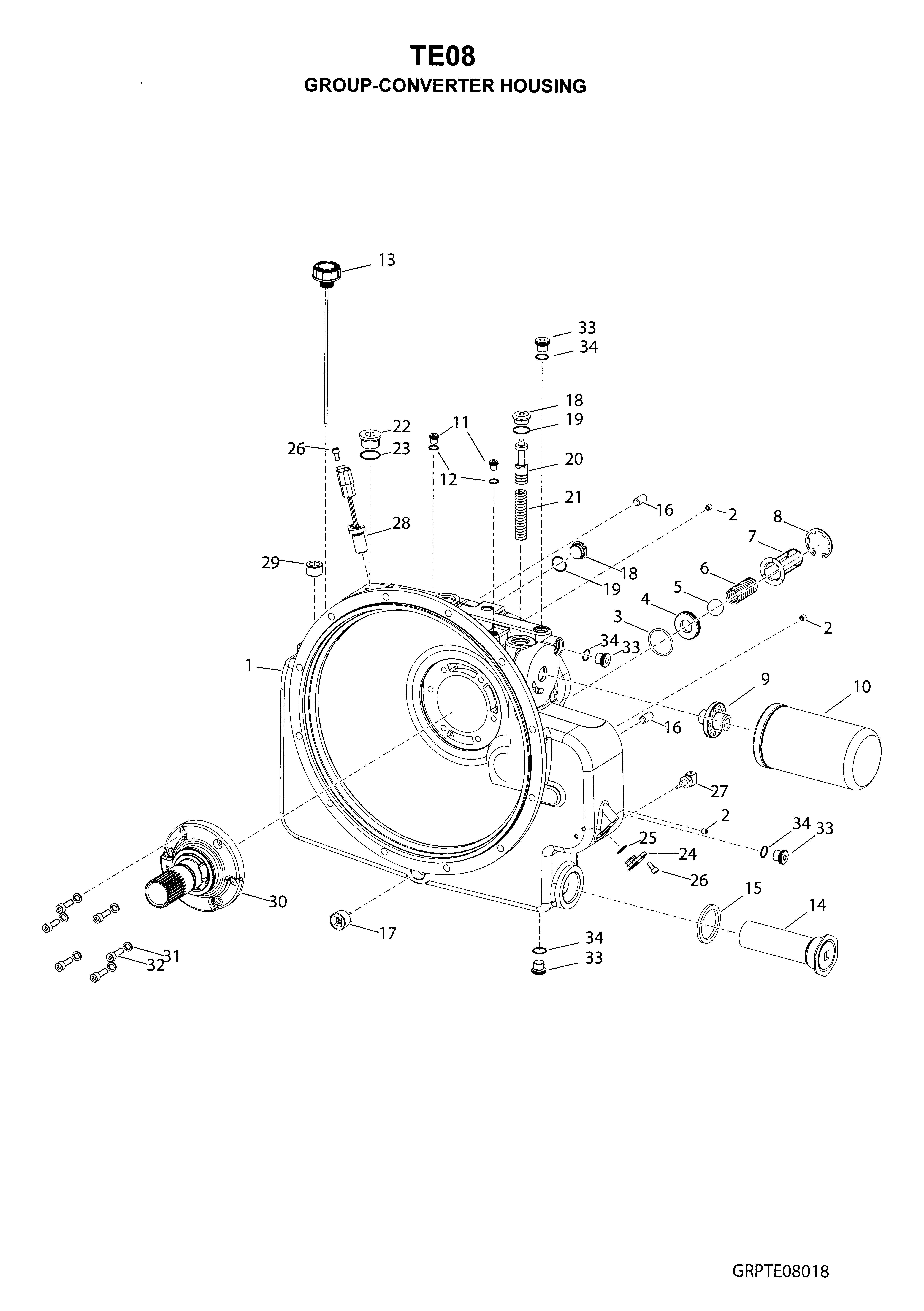 drawing for MI-JACK 31040050 - ASSEMBLY-OIL FILTER (figure 4)