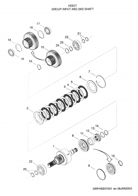 drawing for CNH NEW HOLLAND 9970039 - BEARING (figure 3)
