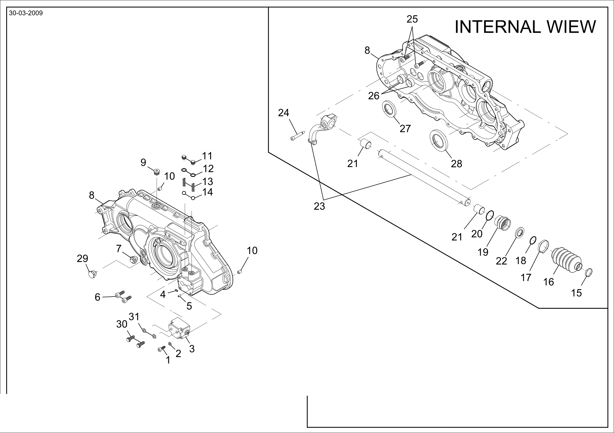 drawing for CNH NEW HOLLAND 84235954 - DOWEL (figure 1)