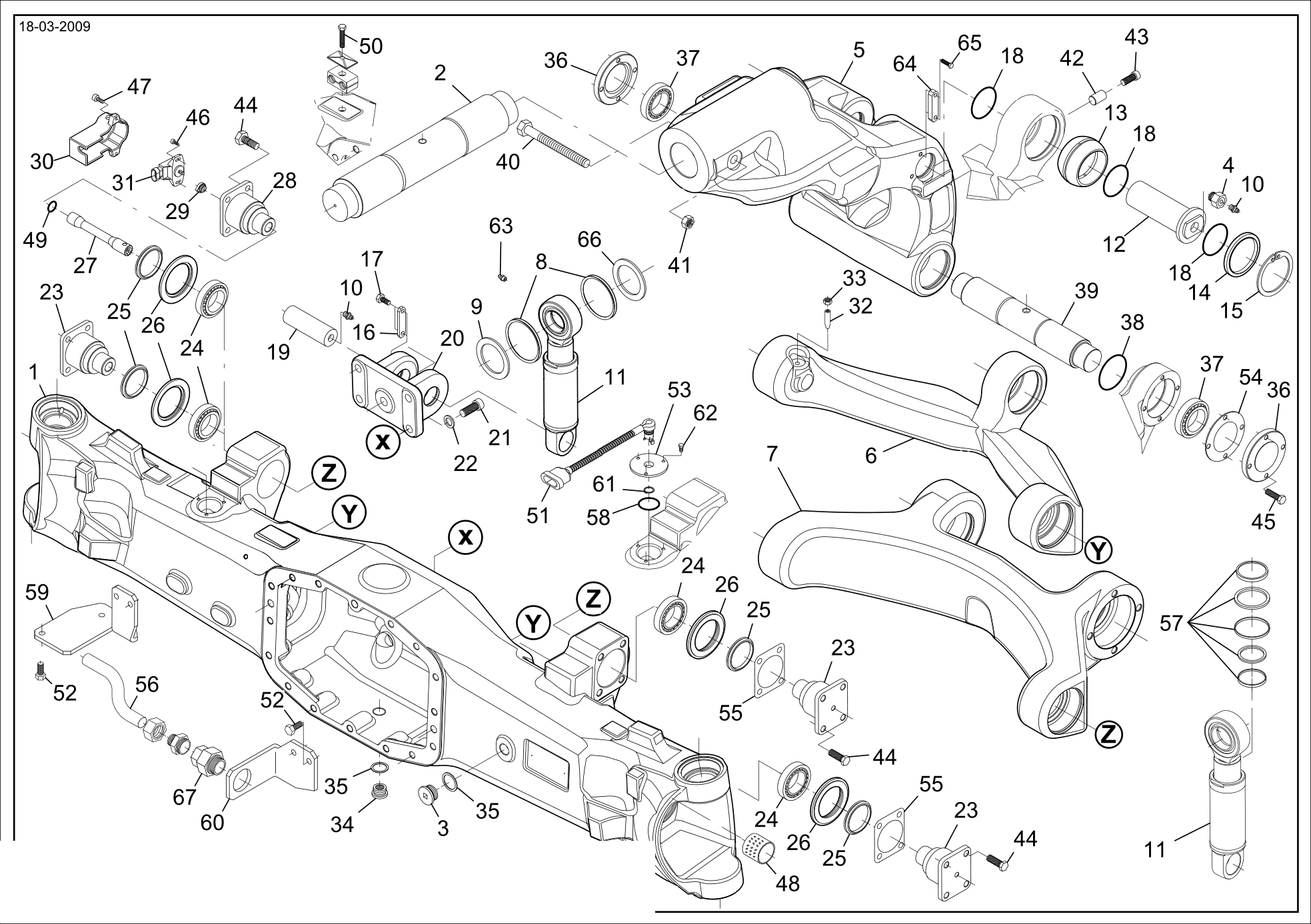 drawing for MASSEY FERGUSON 005103691 - TAPER ROLLER BEARING (figure 4)
