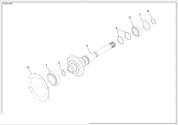 drawing for CNH NEW HOLLAND 291528A1 - PISTON RING (figure 3)