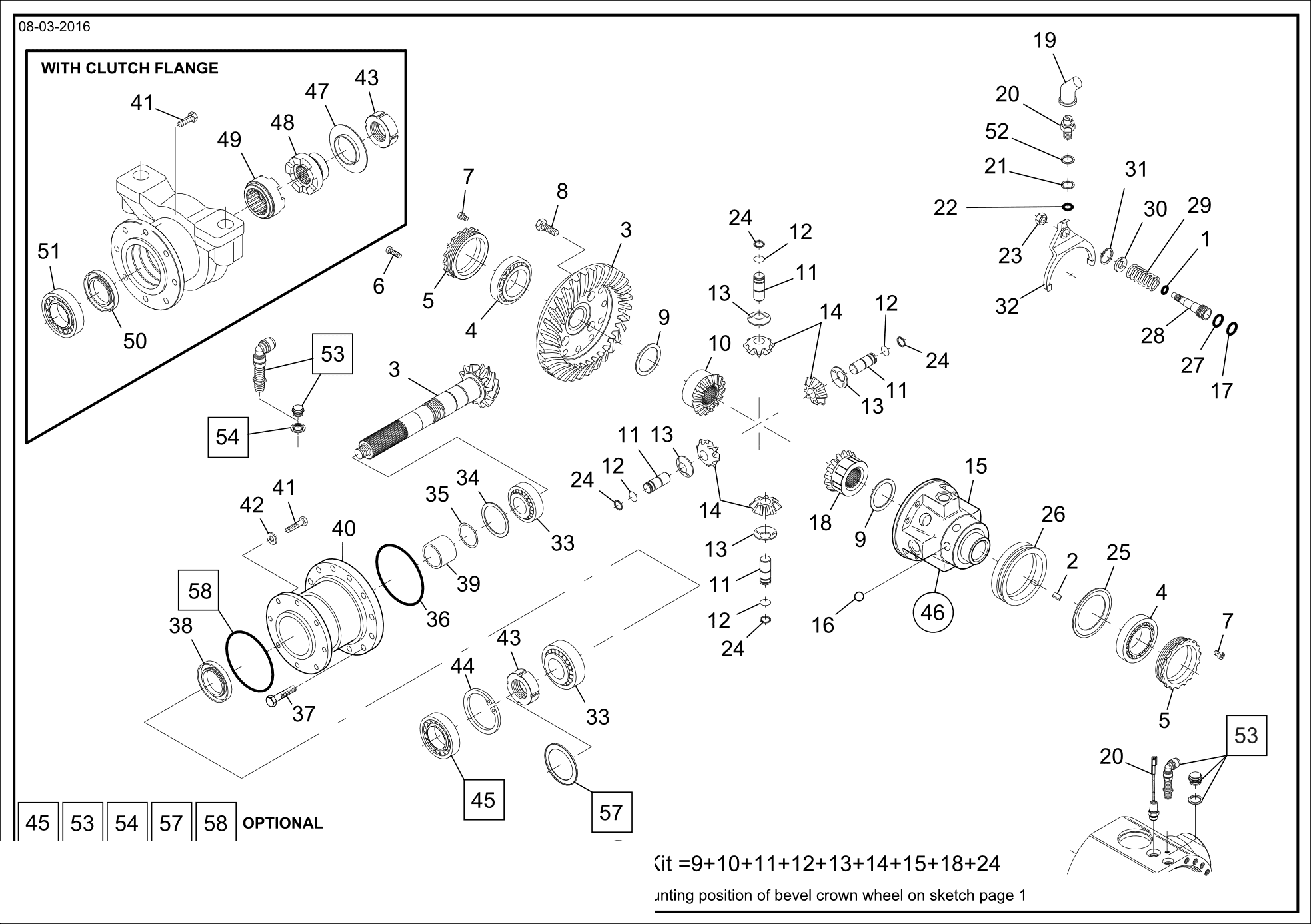 drawing for CNH NEW HOLLAND 1452611 - RING NUT (figure 4)