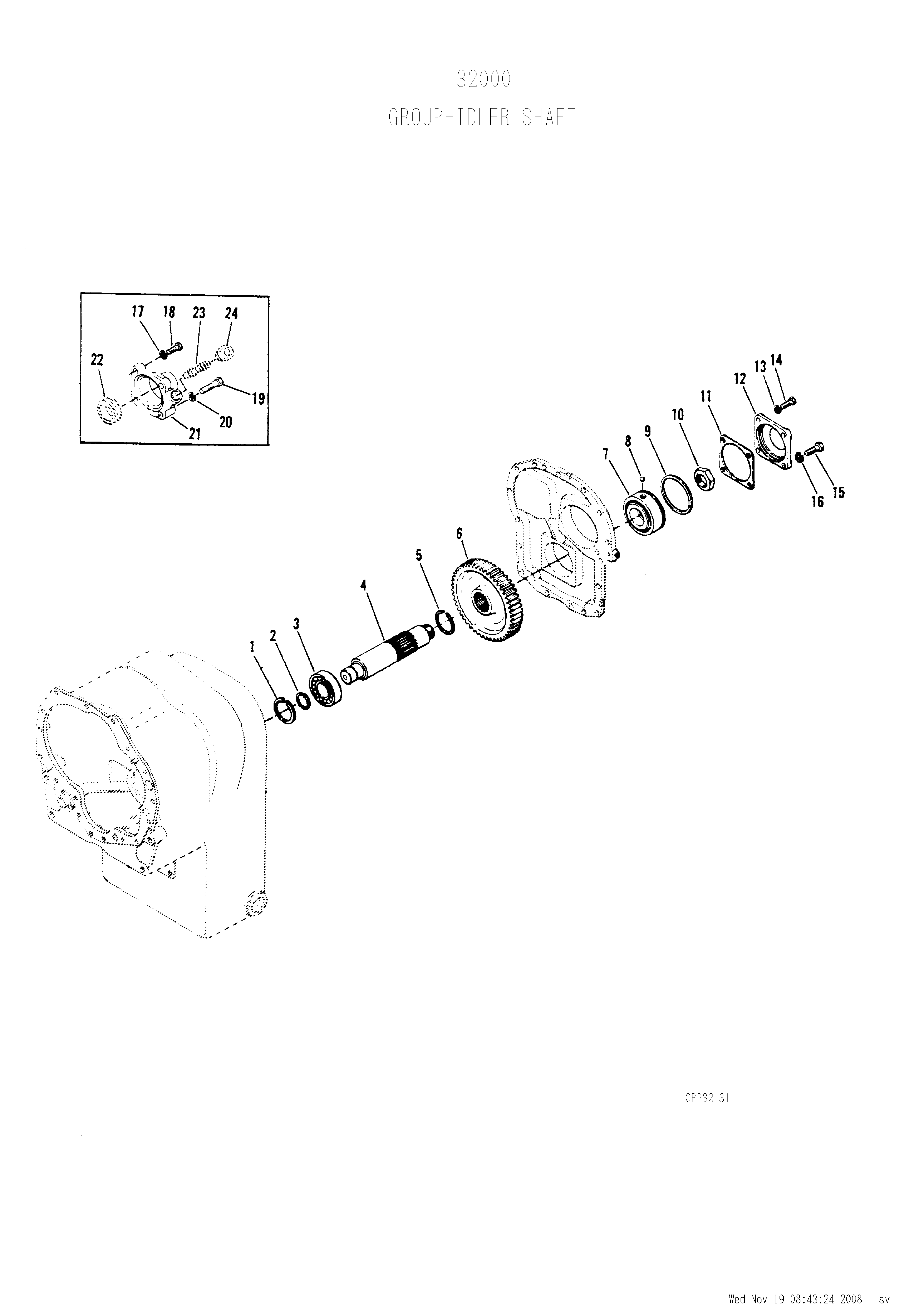 drawing for NACCO GROUP 0220789 - SCREW (figure 2)