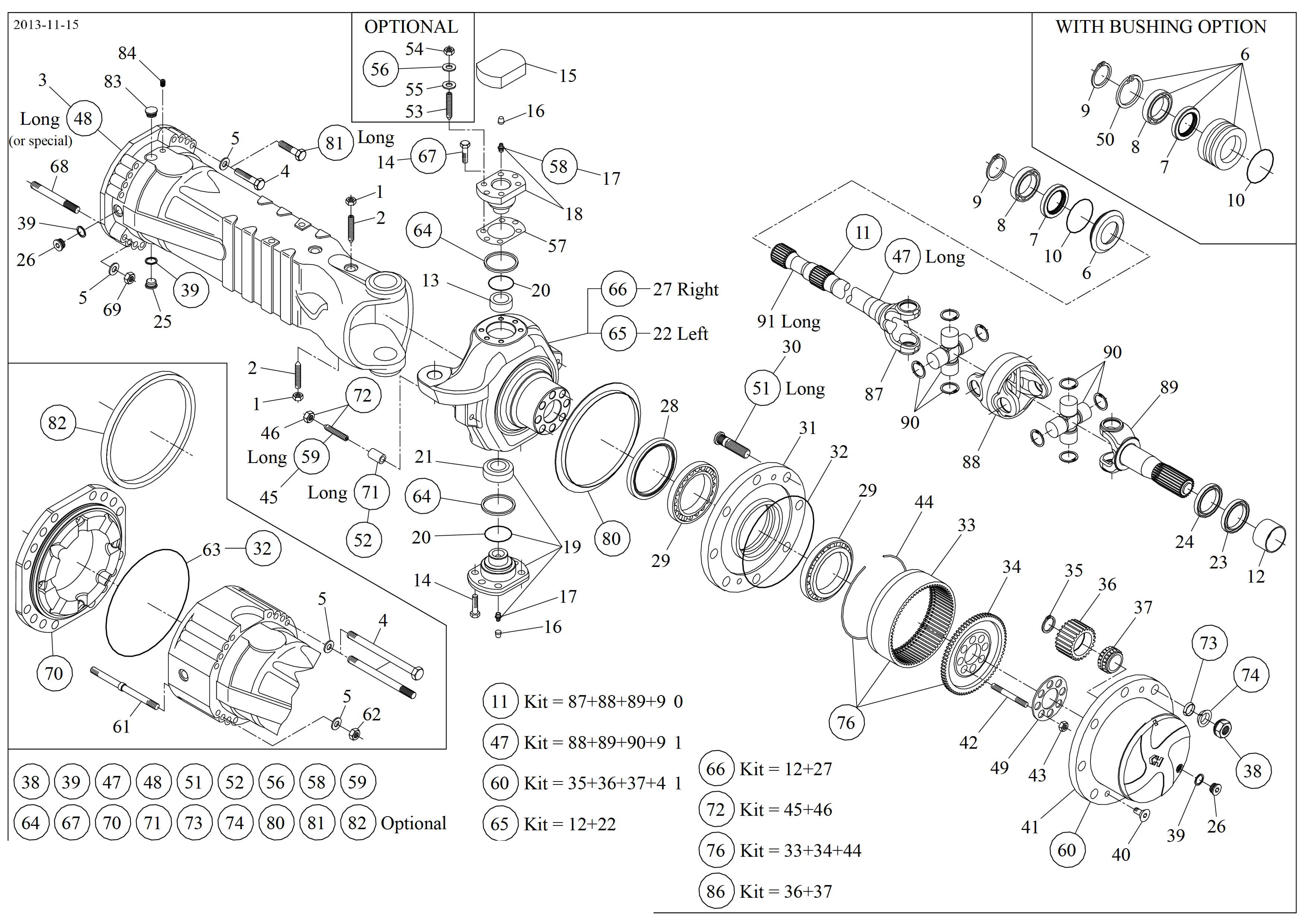 drawing for BOBCAT 100502-00029 - PLANET GEAR CARRIER (figure 5)