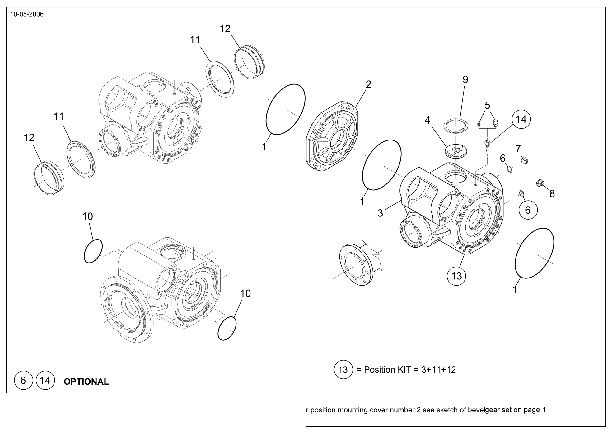 drawing for GEHL 102573 - HOUSING (figure 2)