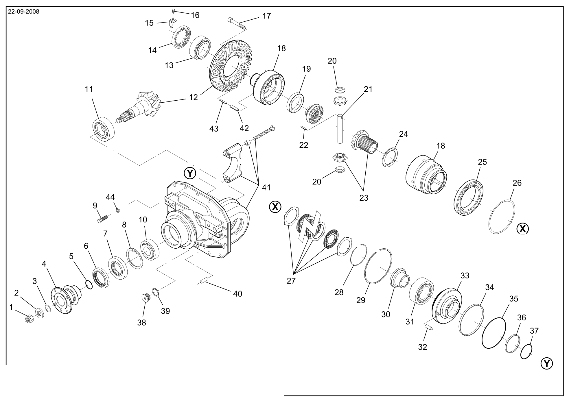 drawing for CNH NEW HOLLAND 1397421032 - SEAL (figure 5)