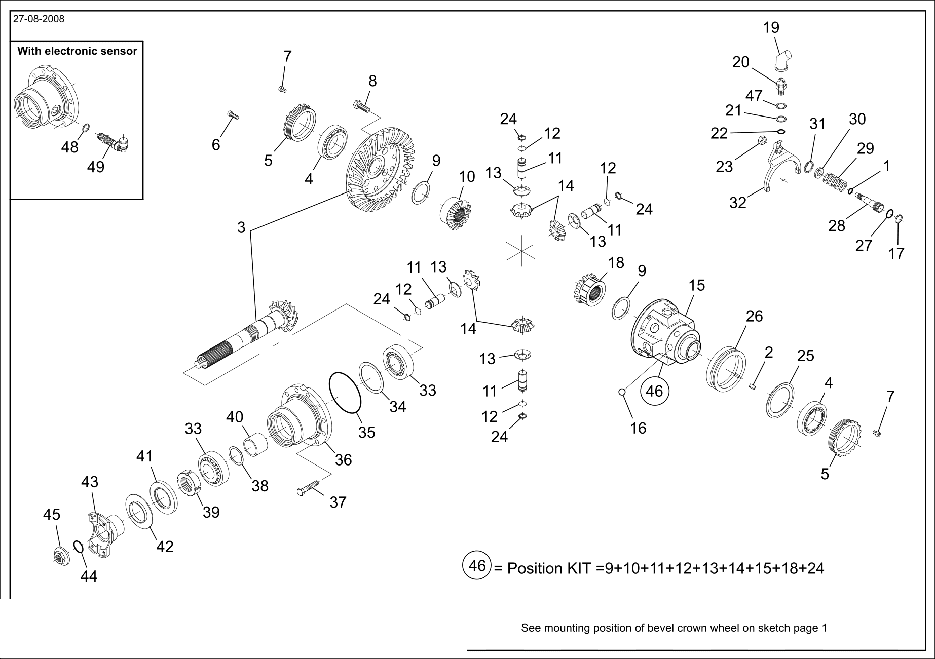 drawing for CNH NEW HOLLAND 71477073 - FLANGE (figure 2)