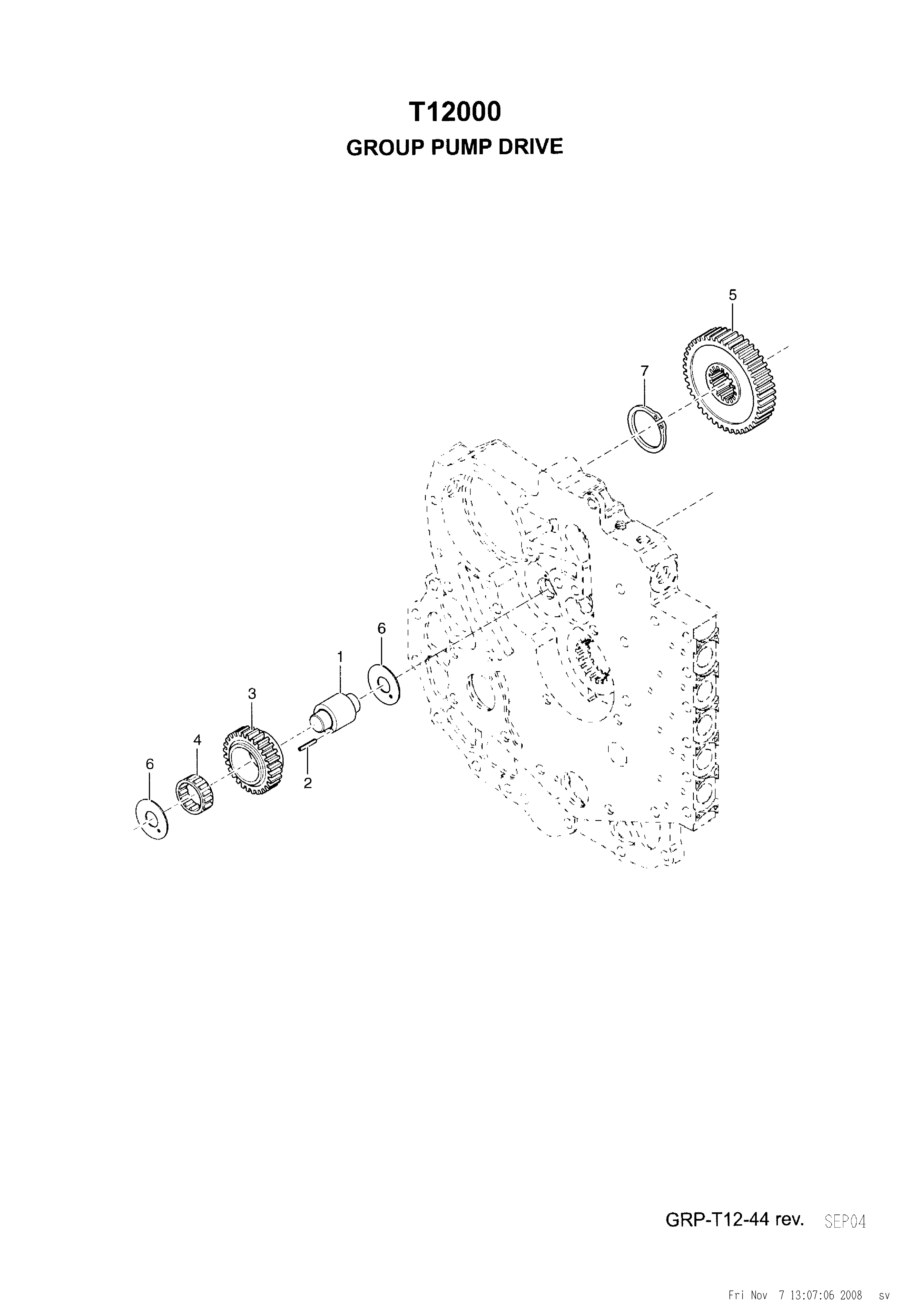 drawing for CLAAS 03197570 - GEAR (figure 2)