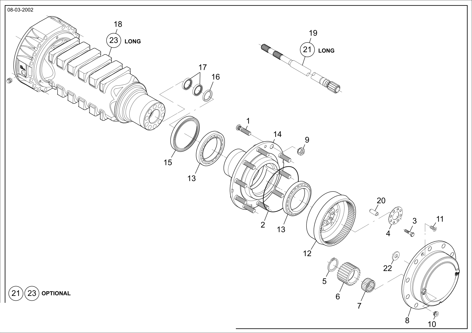 drawing for CNH NEW HOLLAND 75288934 - RING GEAR (figure 4)
