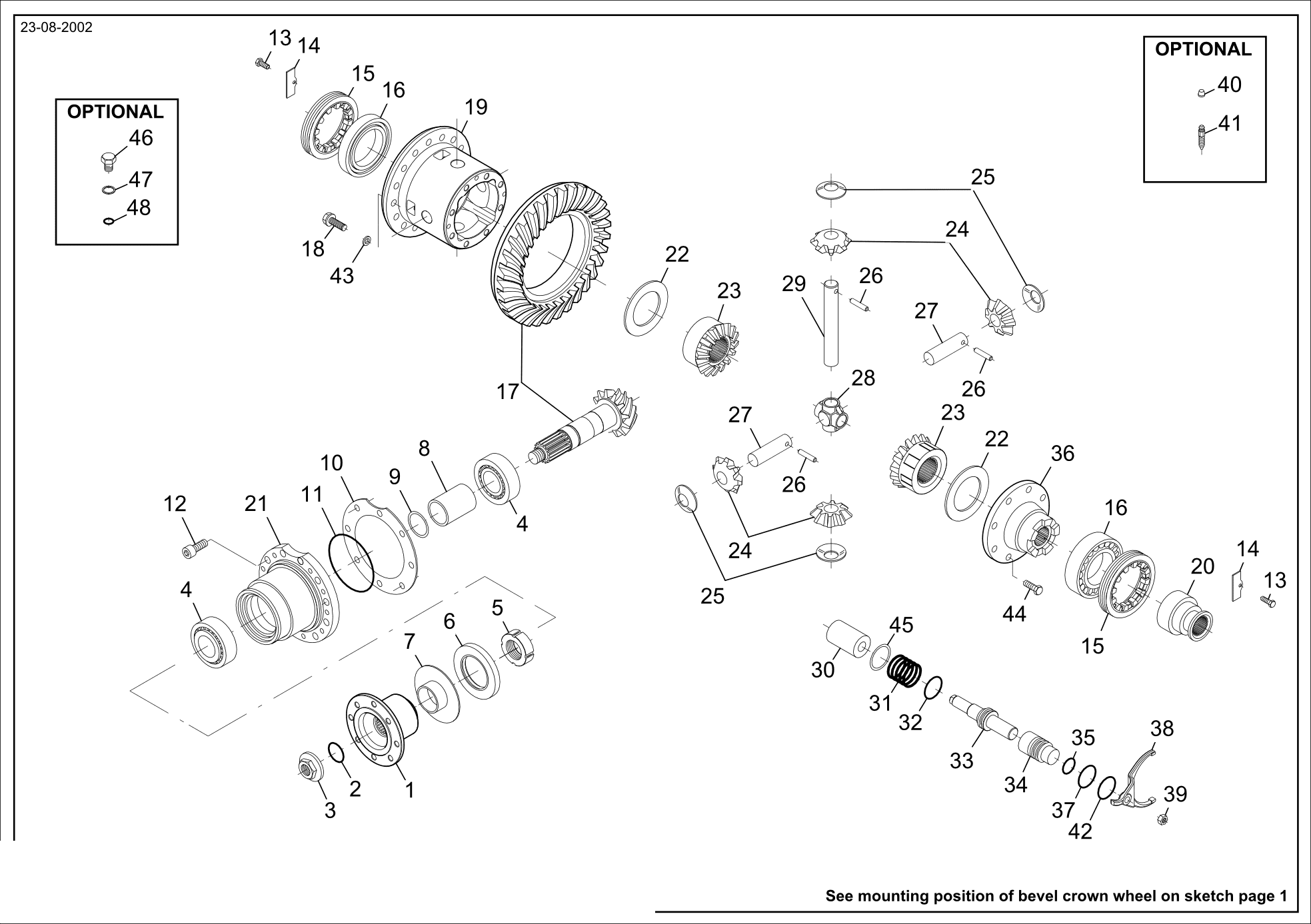 drawing for BUCYRUS 015424-2-21 - COVER (figure 2)