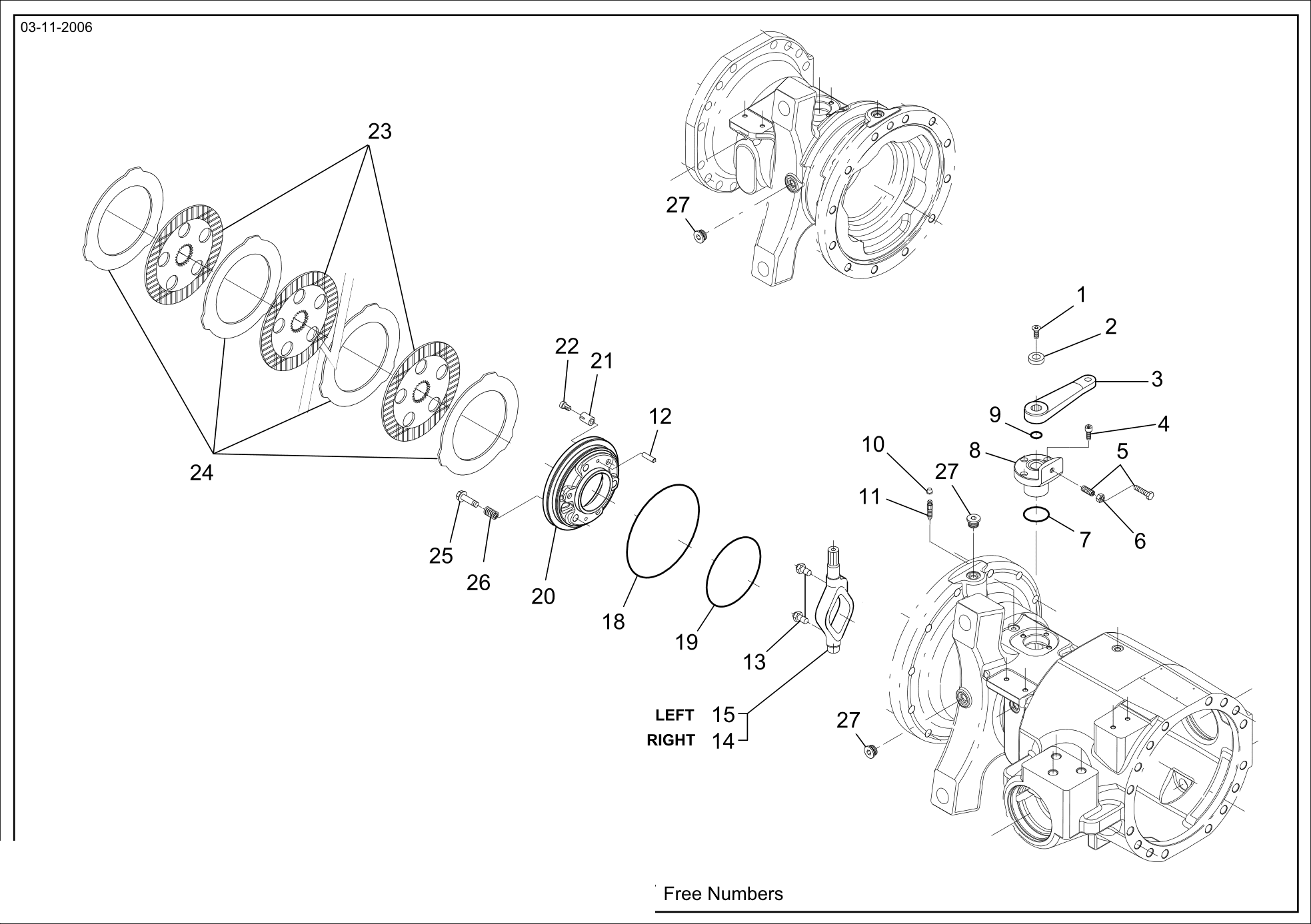 drawing for CNH NEW HOLLAND 76086147 - BACK - UP RING (figure 4)