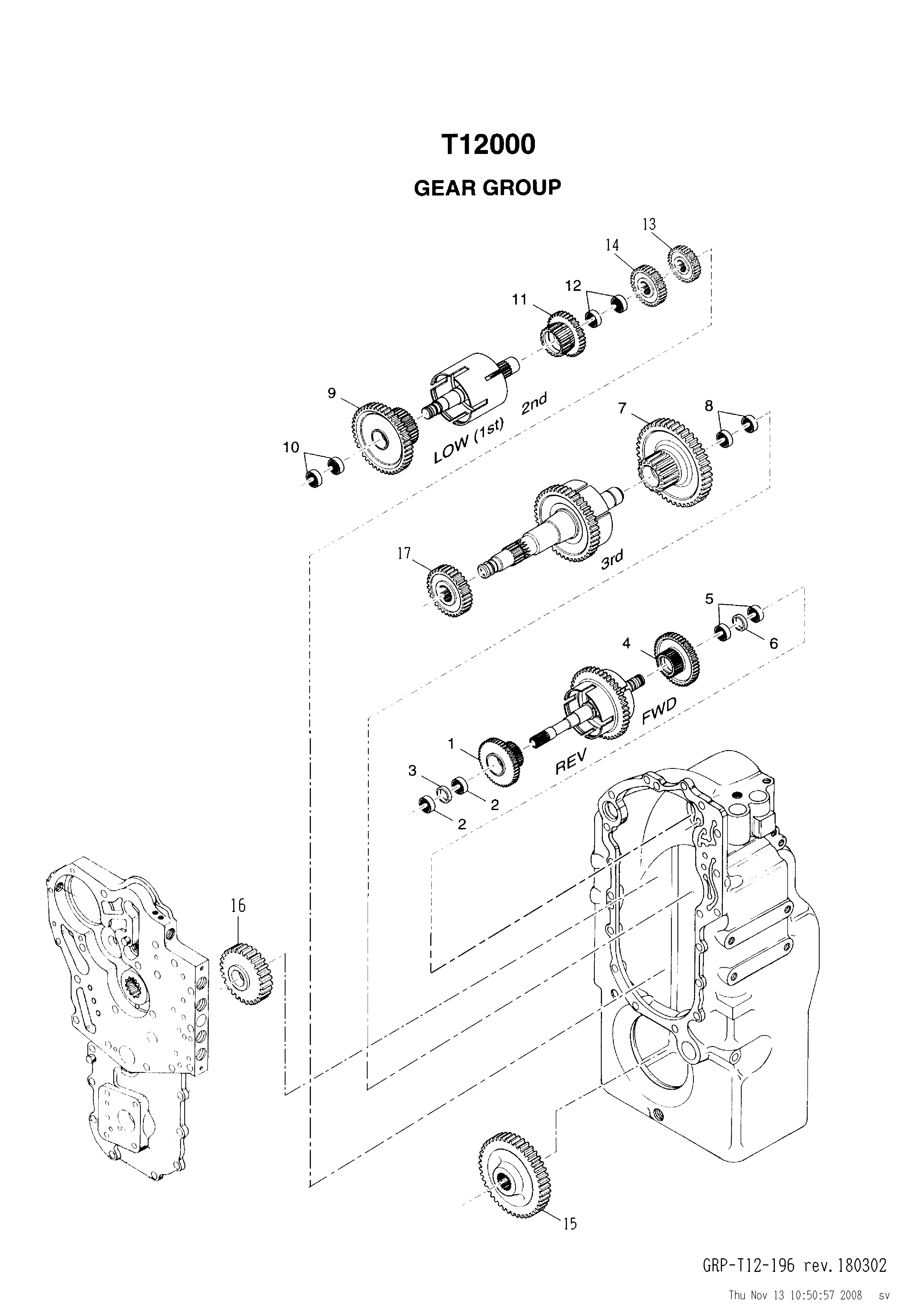 drawing for CNH NEW HOLLAND 76086205 - GEAR (figure 2)