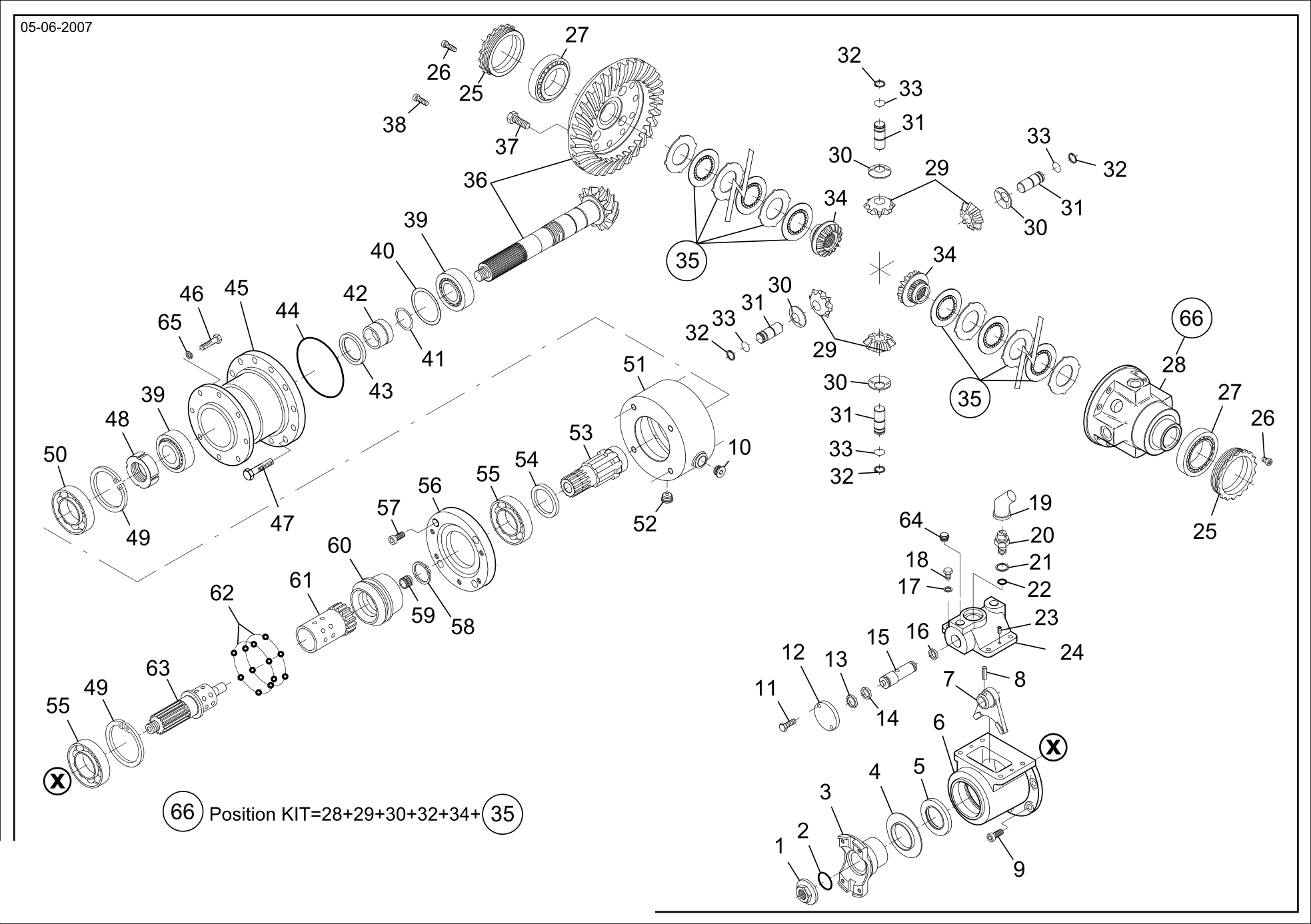 drawing for NOBLE LIFT TRUCKS 7T1585 - COVER (figure 3)