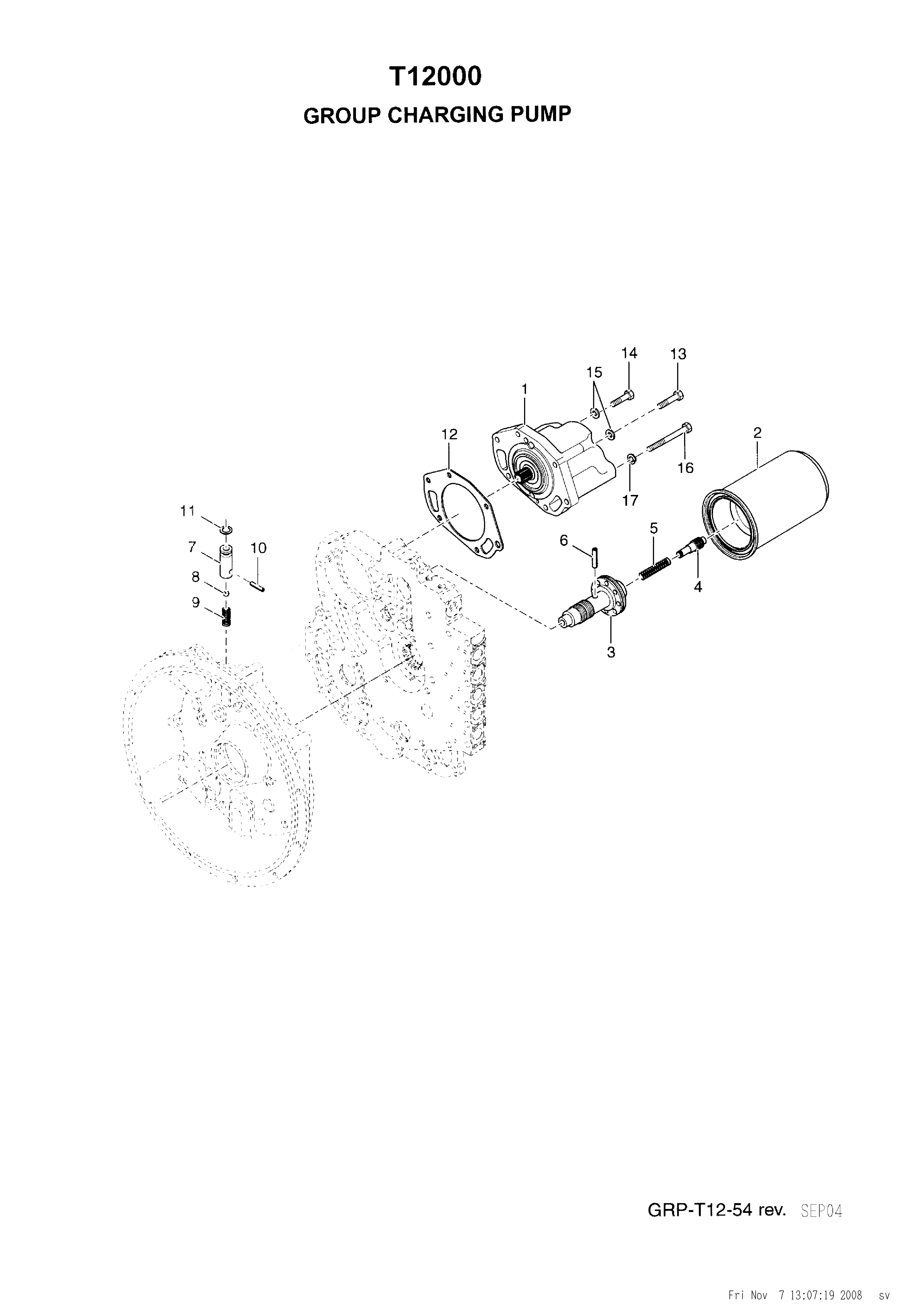 Technical drawing of CLARK 64201471 SLEEVE with dimensions and layout (figure 2)