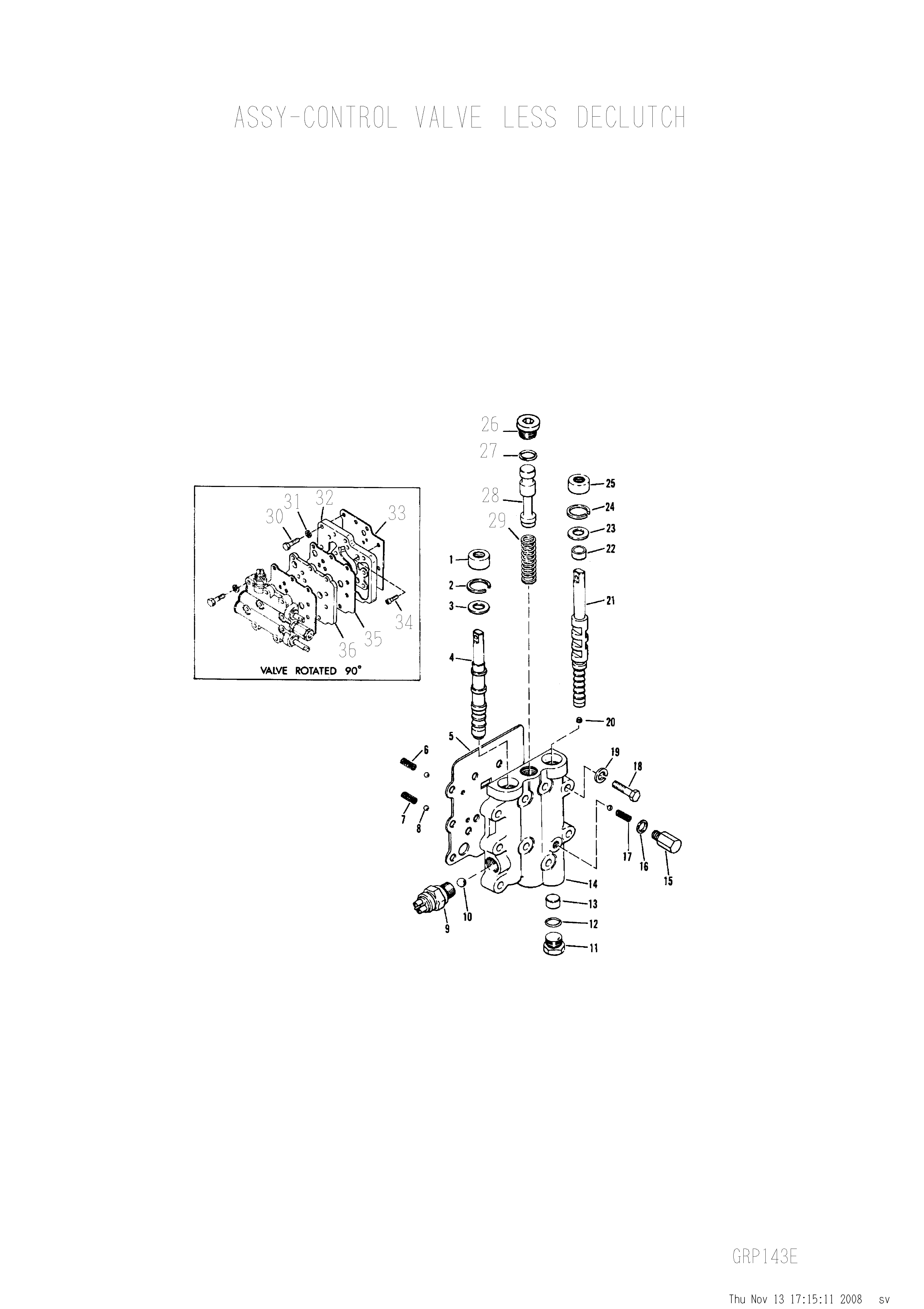 drawing for TIMBERLAND 545485 - VALVE (figure 5)