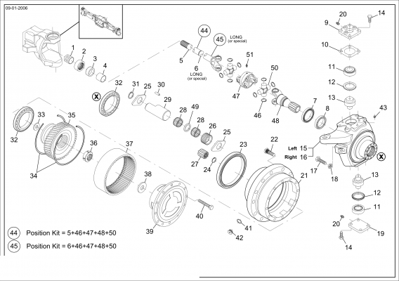 drawing for LANDINI 1440965X1 - BOLT (figure 4)