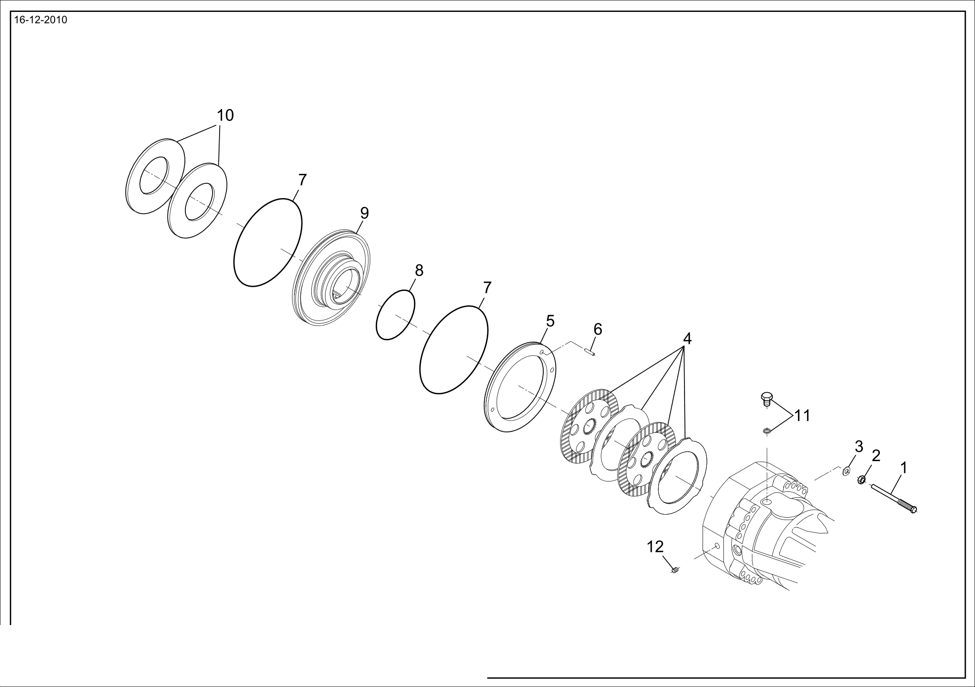 drawing for MANITOU 105105 - SEAL - O-RING (figure 1)