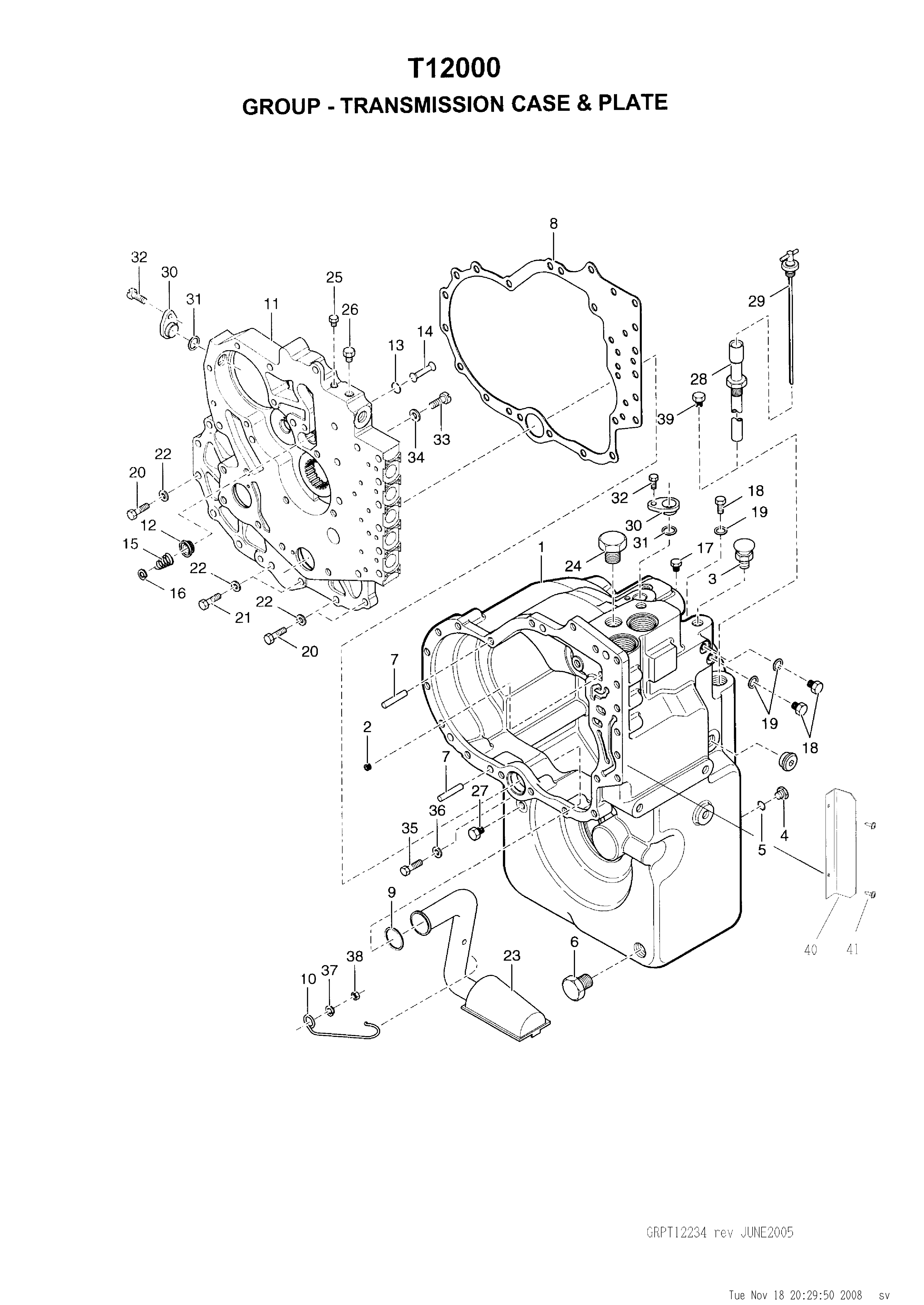 drawing for CNH NEW HOLLAND 153214750 - GASKET (figure 2)