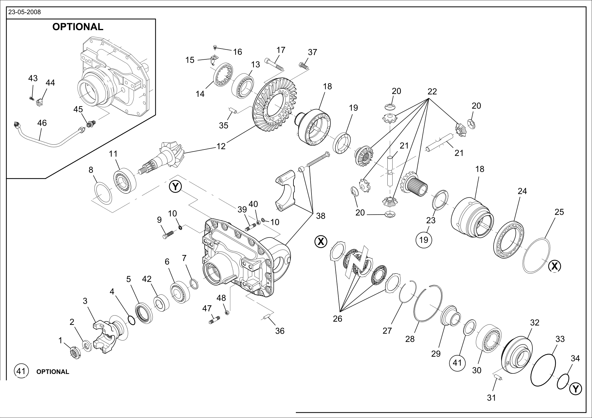 drawing for McCORMICK 000.3764220M1 - SPACER (figure 4)