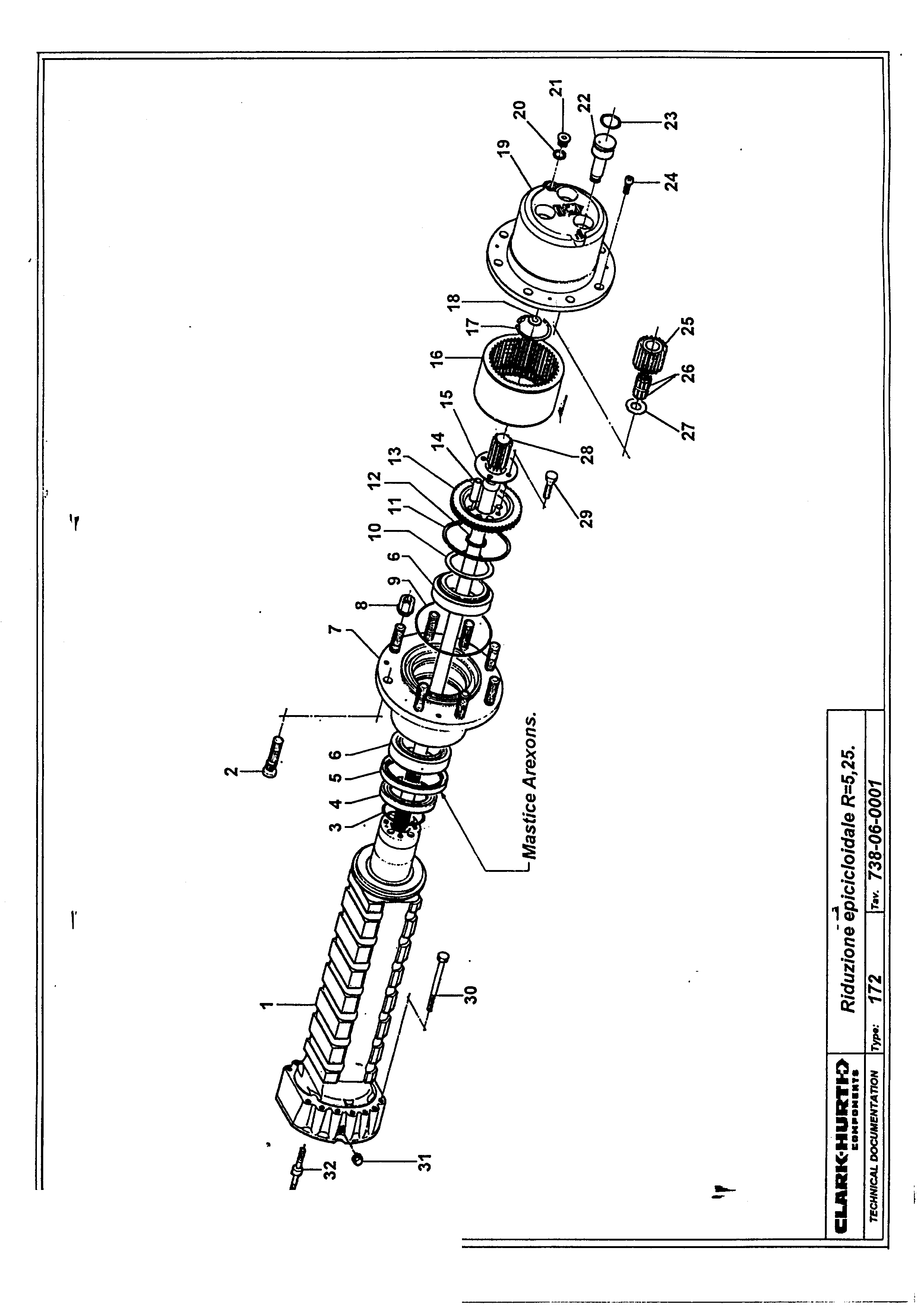 drawing for CNH NEW HOLLAND 153310273 - PLANET GEAR CARRIER (figure 2)