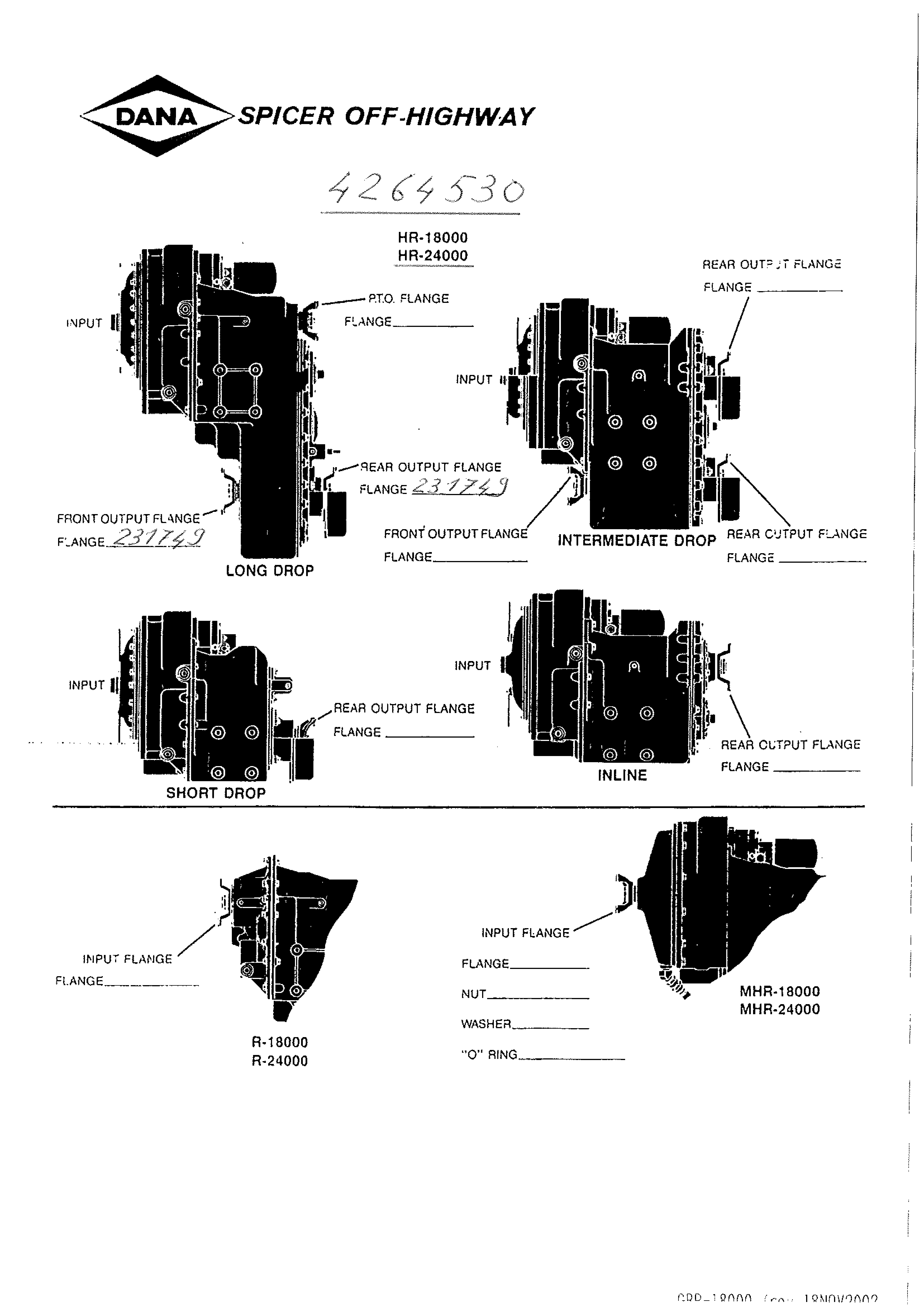 drawing for SWINGMASTER 8700130 - FLANGE (figure 2)