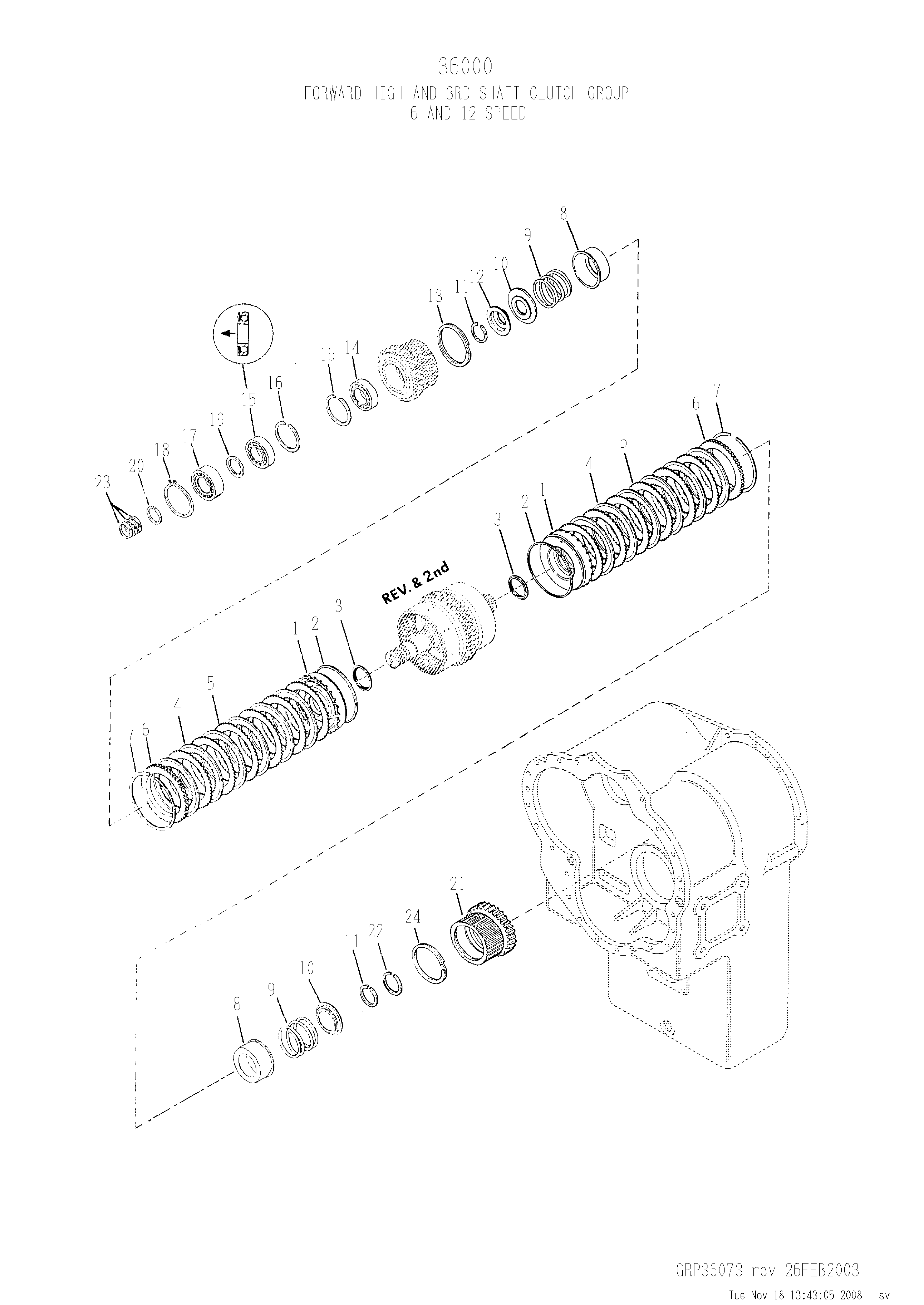 drawing for CNH NEW HOLLAND L33513 - BEARING (figure 2)