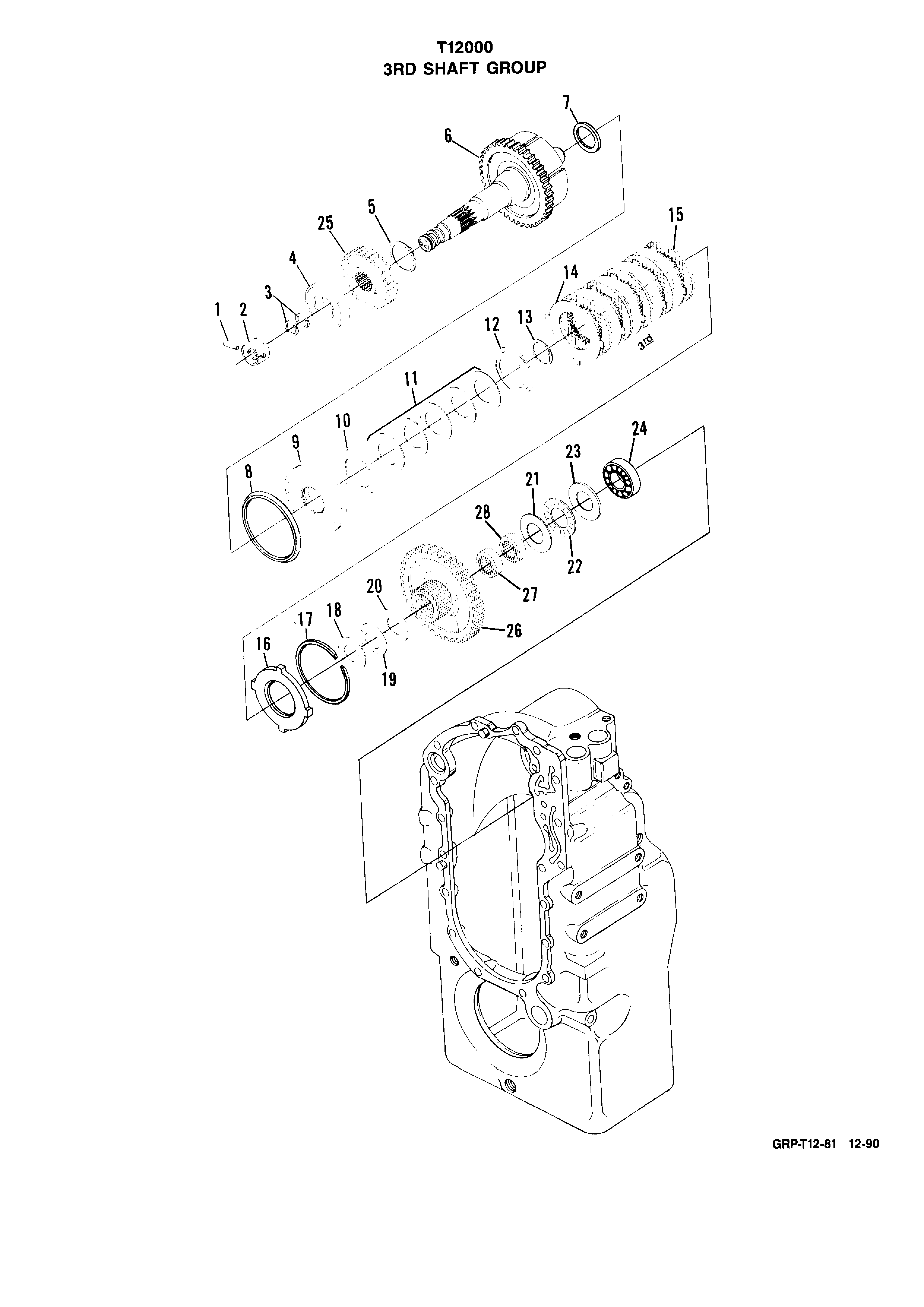 drawing for CNH NEW HOLLAND 76086285 - SNAP RING (figure 5)