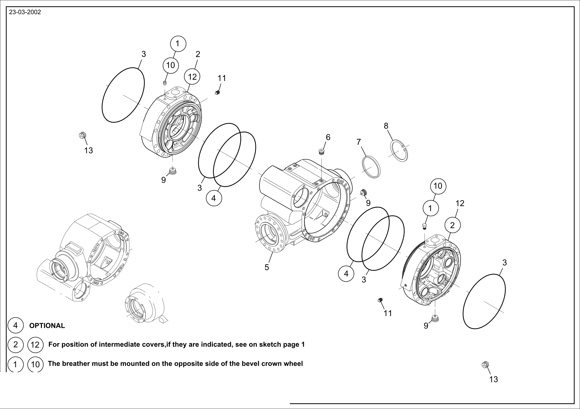 drawing for MECALAC 565A0036 - ADAPTOR (figure 5)