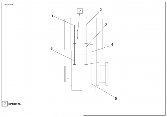 drawing for VT LEEBOY 981740-08 - GEAR (figure 1)