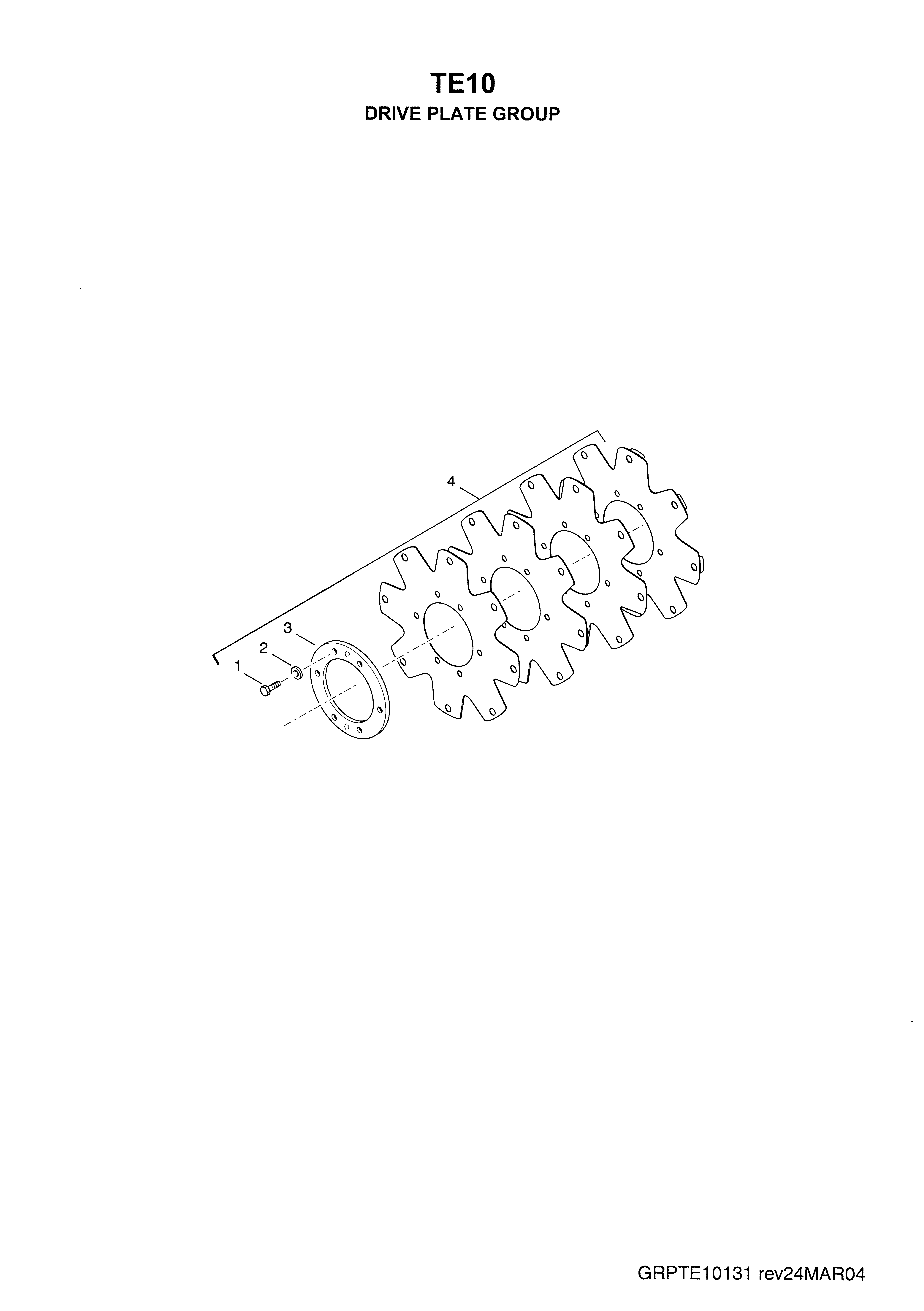 drawing for UNITED TRACTOR 97792 - DRIVE PLATE (figure 2)