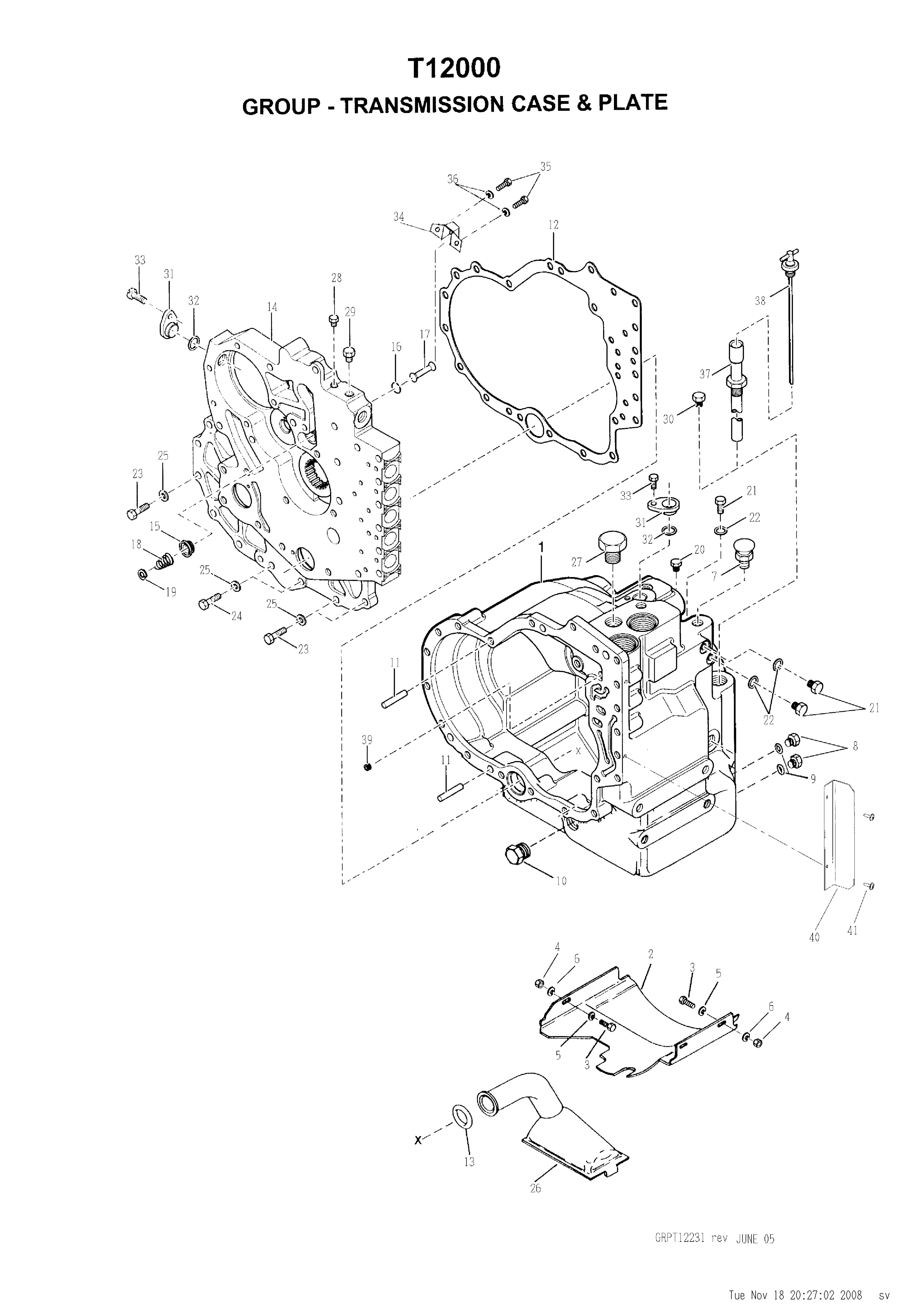 drawing for HOIST LIFT TRUCKS M04471 - GASKET (figure 5)