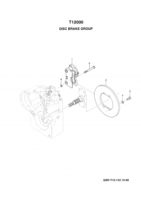 drawing for ROYAL TRACTOR R03232-163 - BRAKE DISC (figure 1)