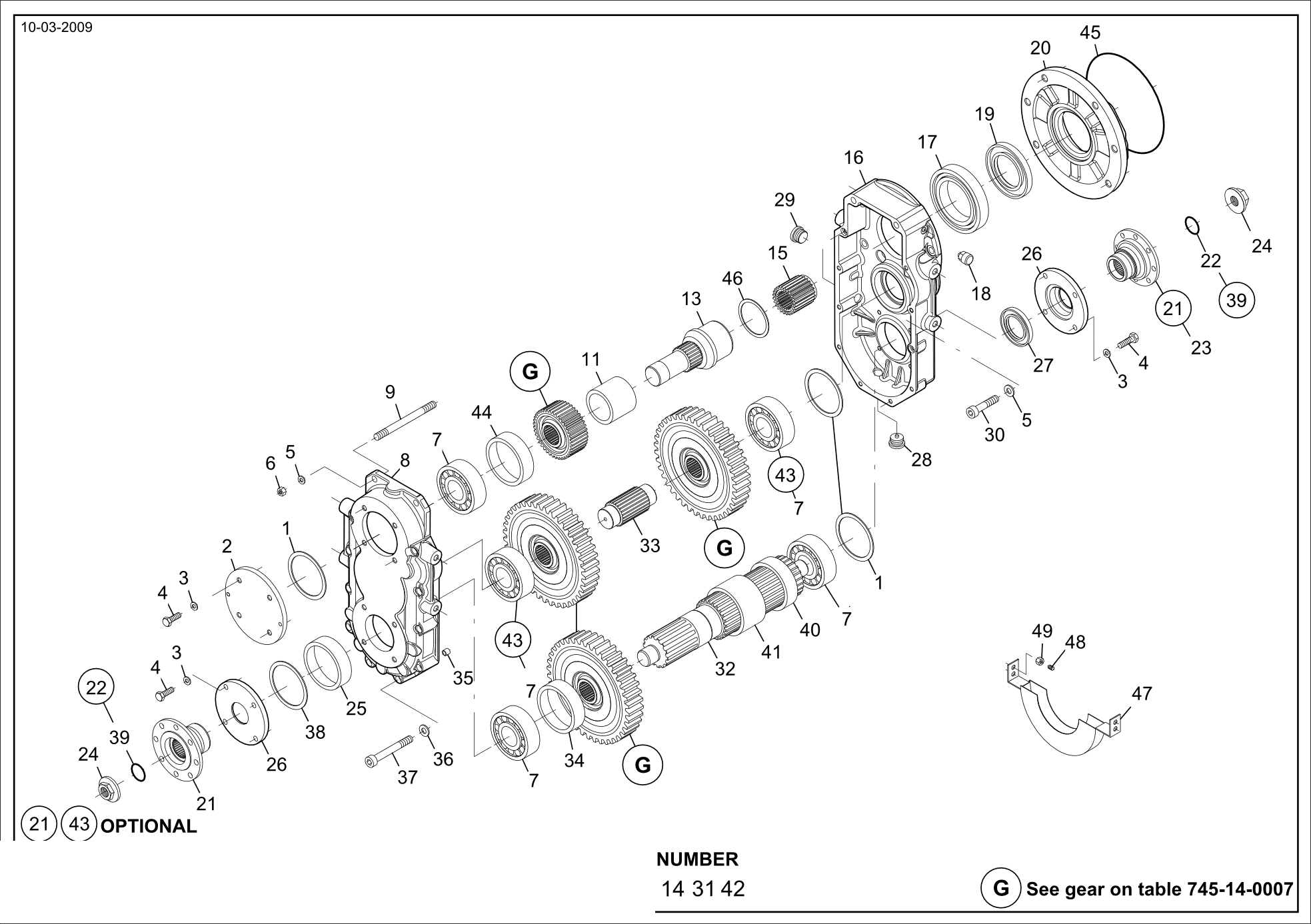 drawing for MANITOU 105170 - FLANGE (figure 3)