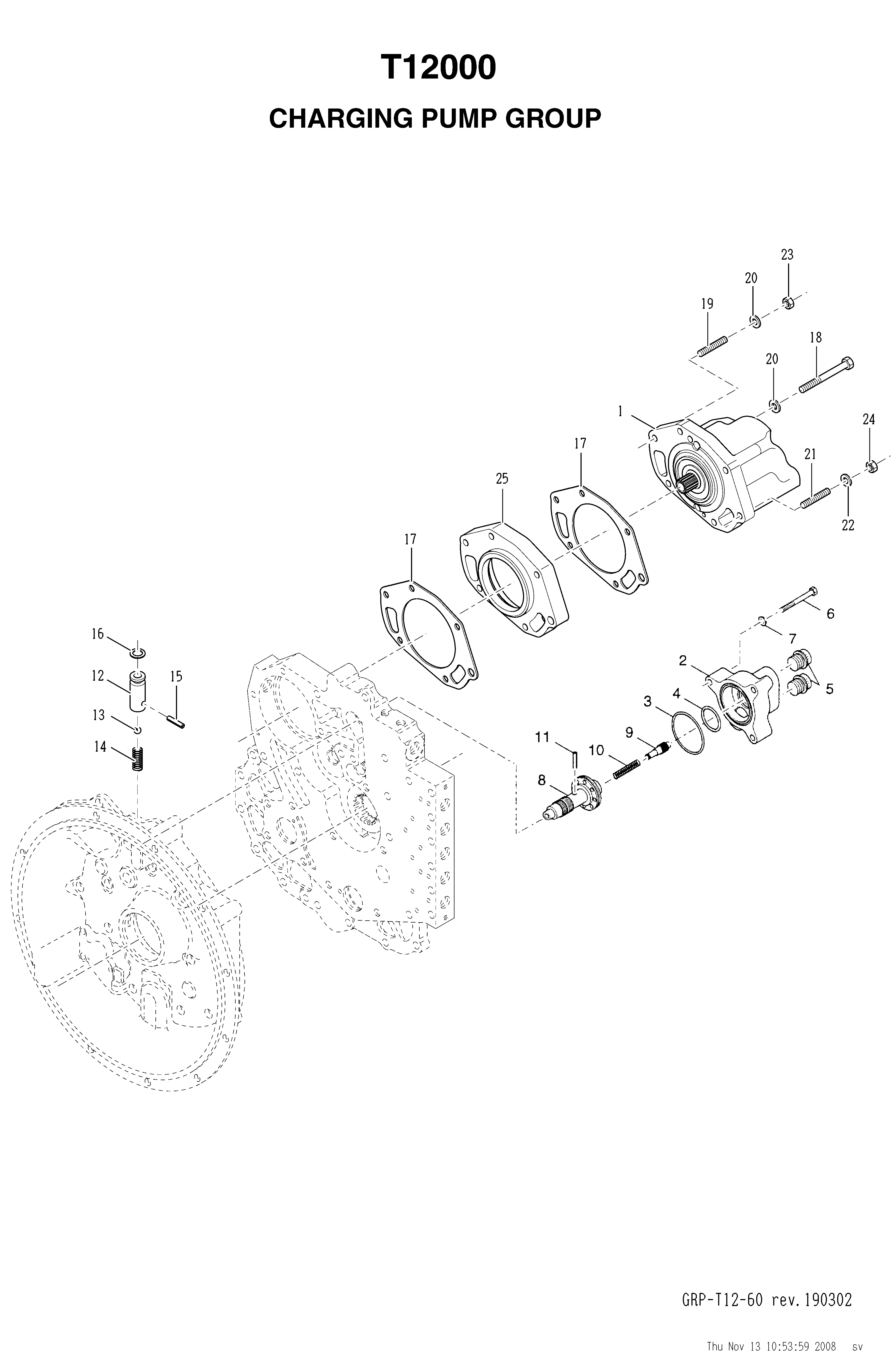 drawing for HOIST LIFT TRUCKS M04545 - O RING (figure 4)