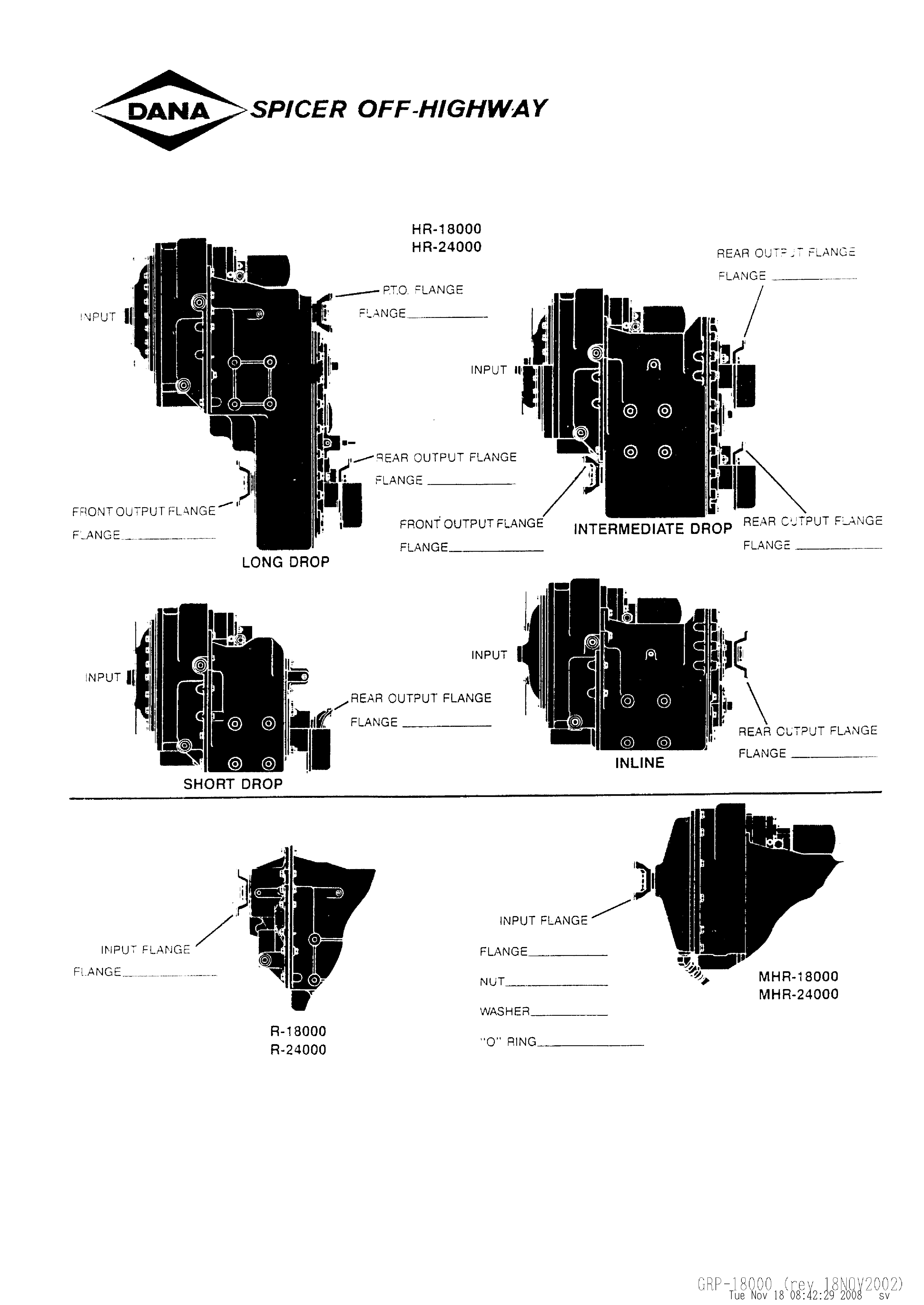 drawing for SANDVIK 0301624 - FLANGE (figure 2)