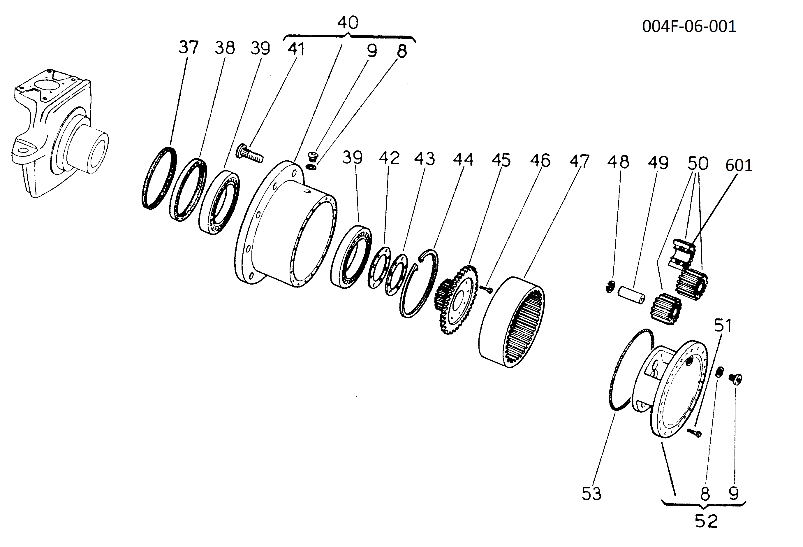 drawing for CNH NEW HOLLAND 1397421075 - RING GEAR SUPPORT (figure 1)