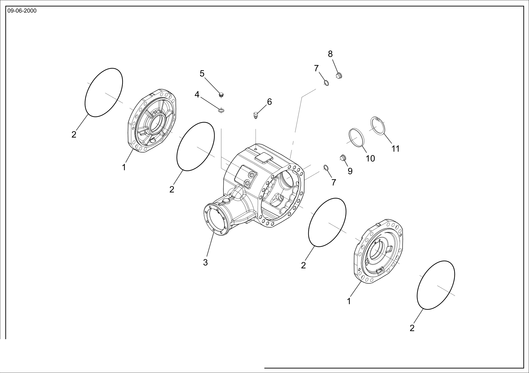 drawing for CNH NEW HOLLAND 1397 411026 - SEAL - O-RING (figure 1)