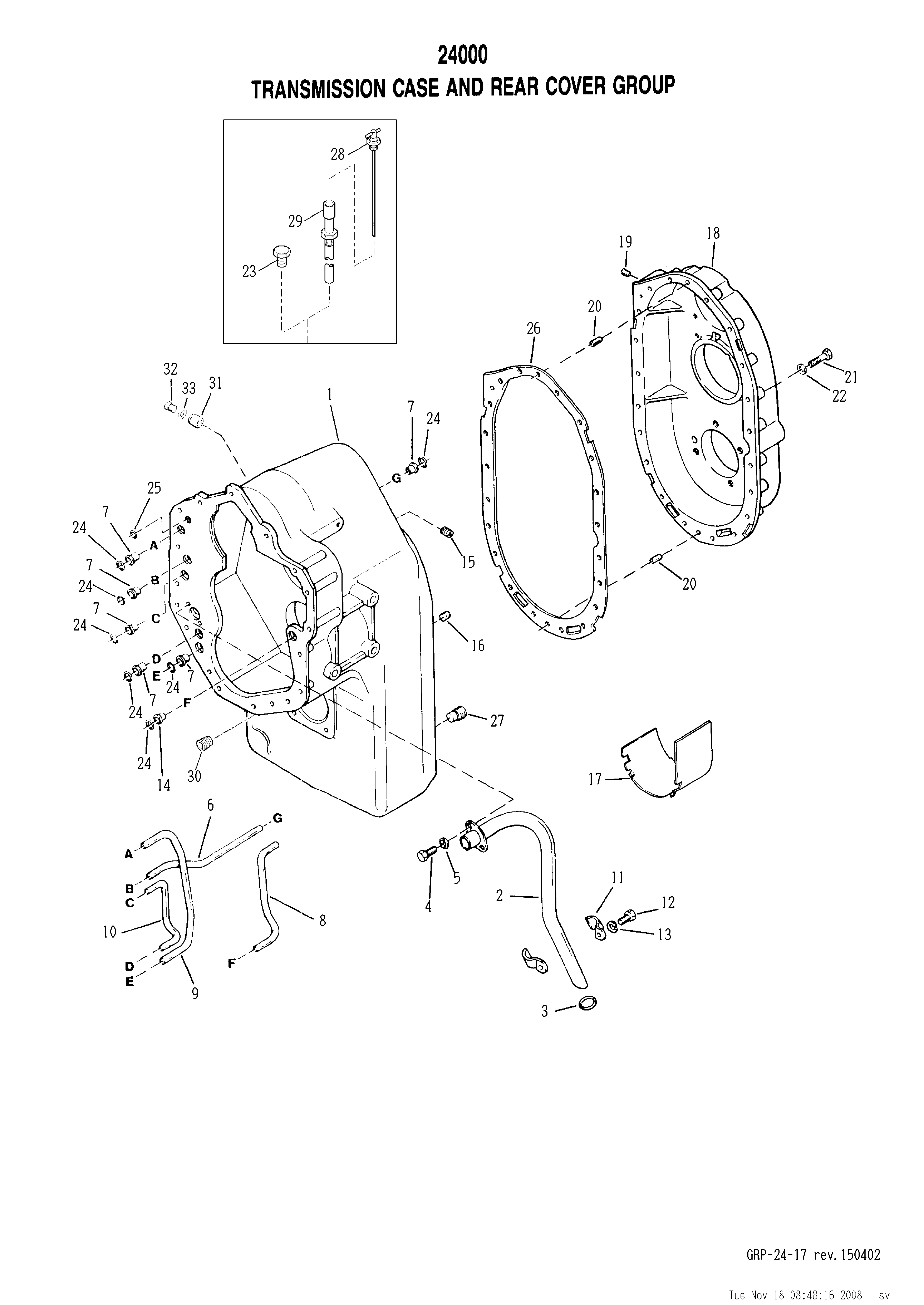 drawing for CNH NEW HOLLAND E114316 - GASKET (figure 1)