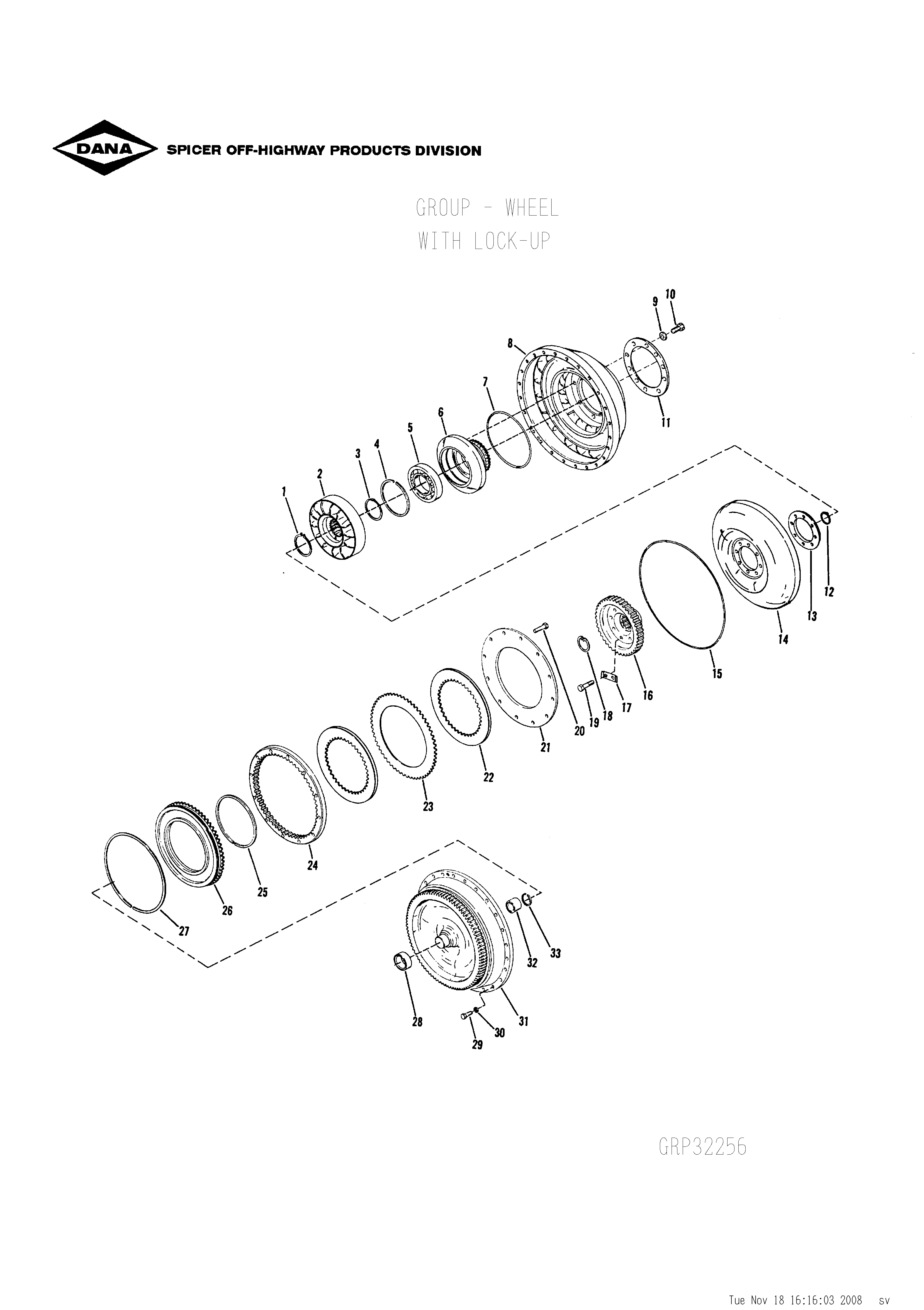 drawing for CNH NEW HOLLAND N7995 - 13 INCH TURBINE (figure 5)